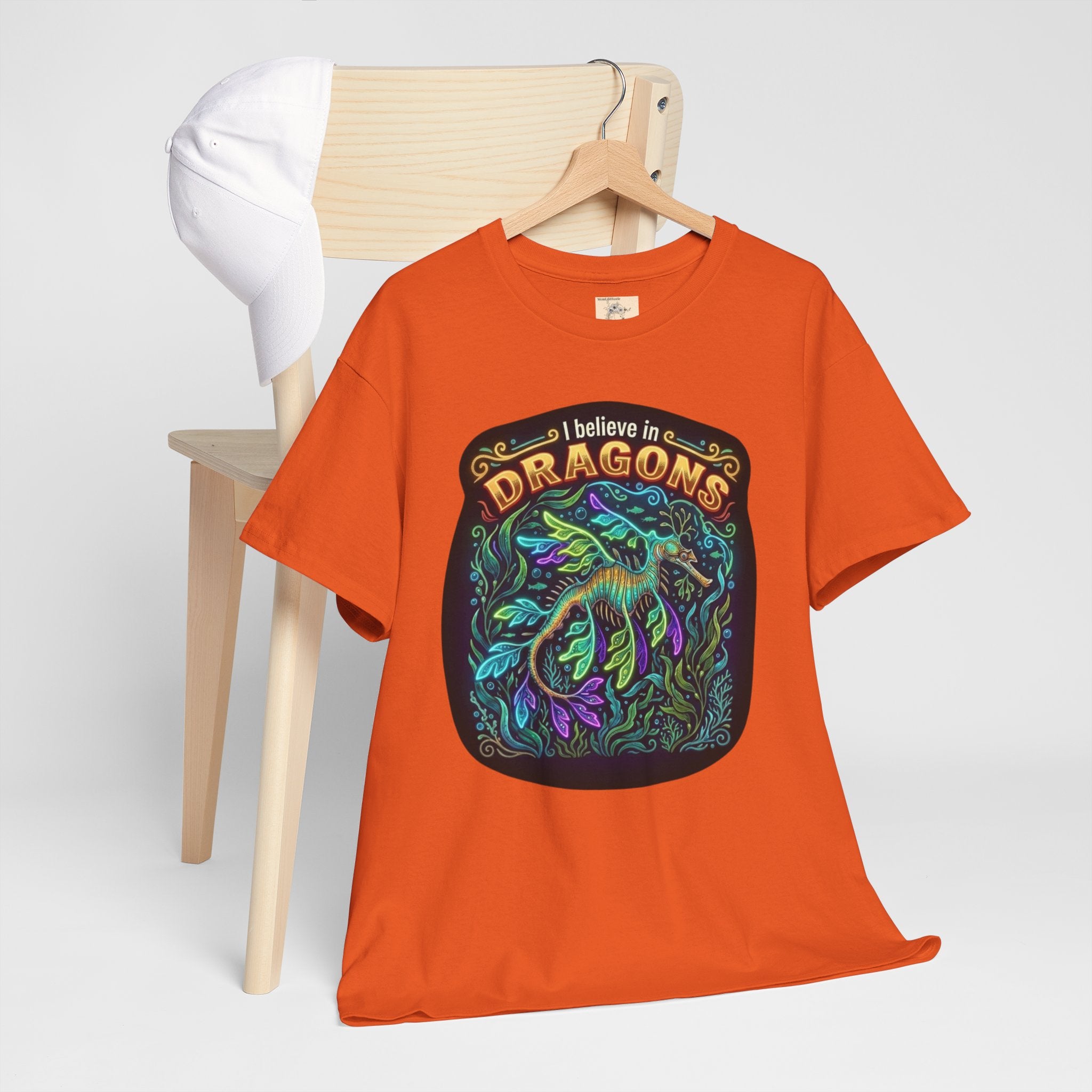T-Shirt | 'I Believe in Dragons' Colorful Graphic Tee