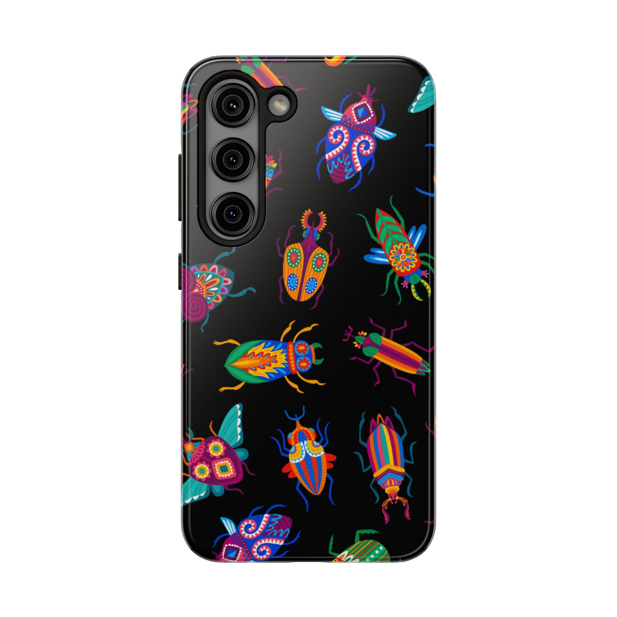 Phone Case | Neon Beetle Pattern Tough Protective Cover