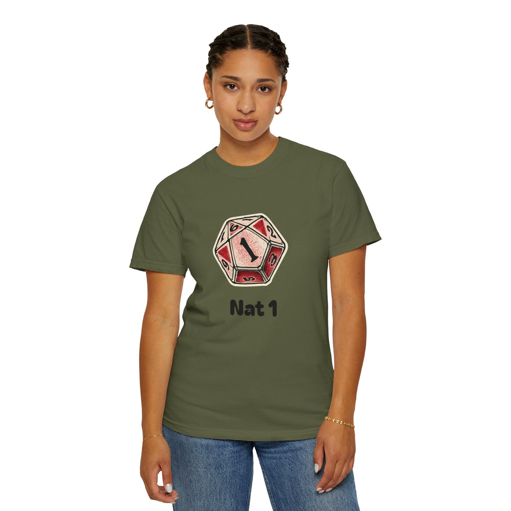 T-Shirt | Roleplaying RPG 'Nat 1' & 'Striving to Be the Whole Problem' Tee
