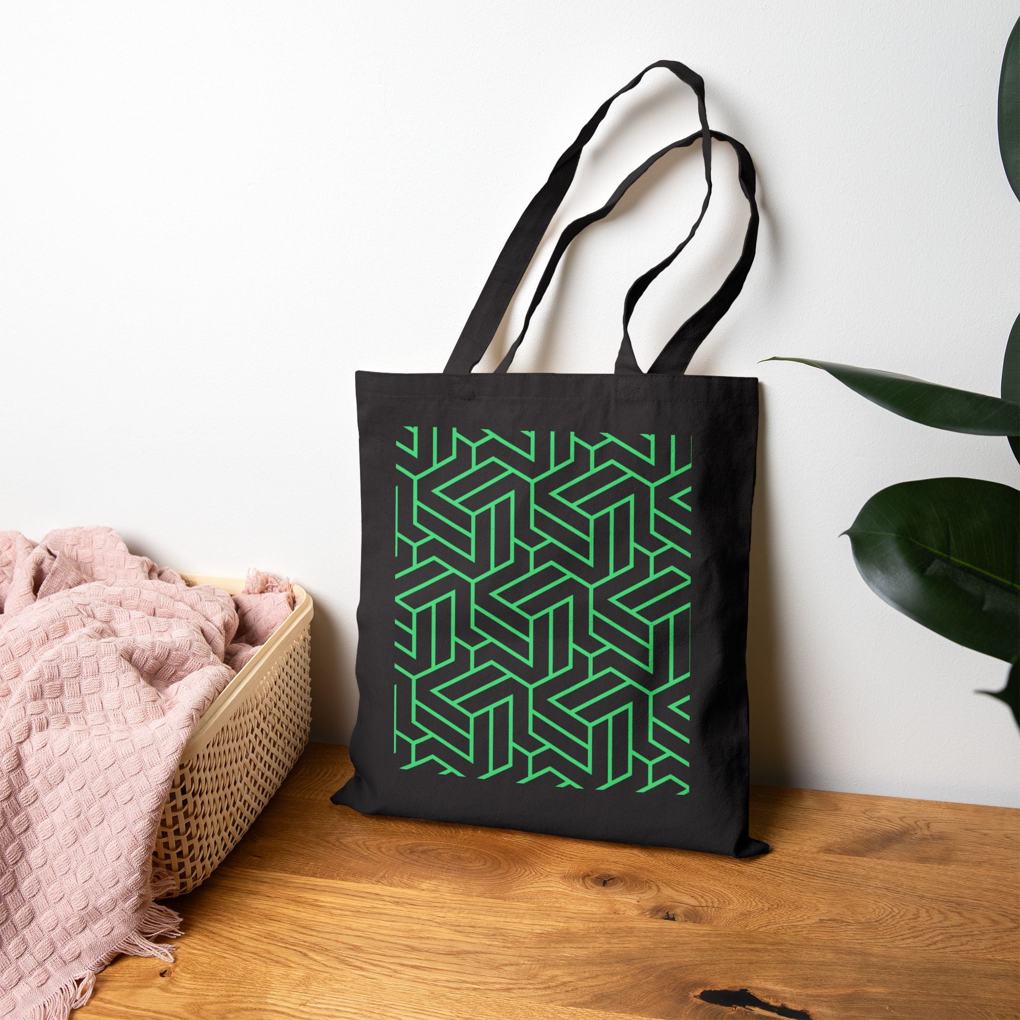 Tote Bag | Geometric Pastel Pattern