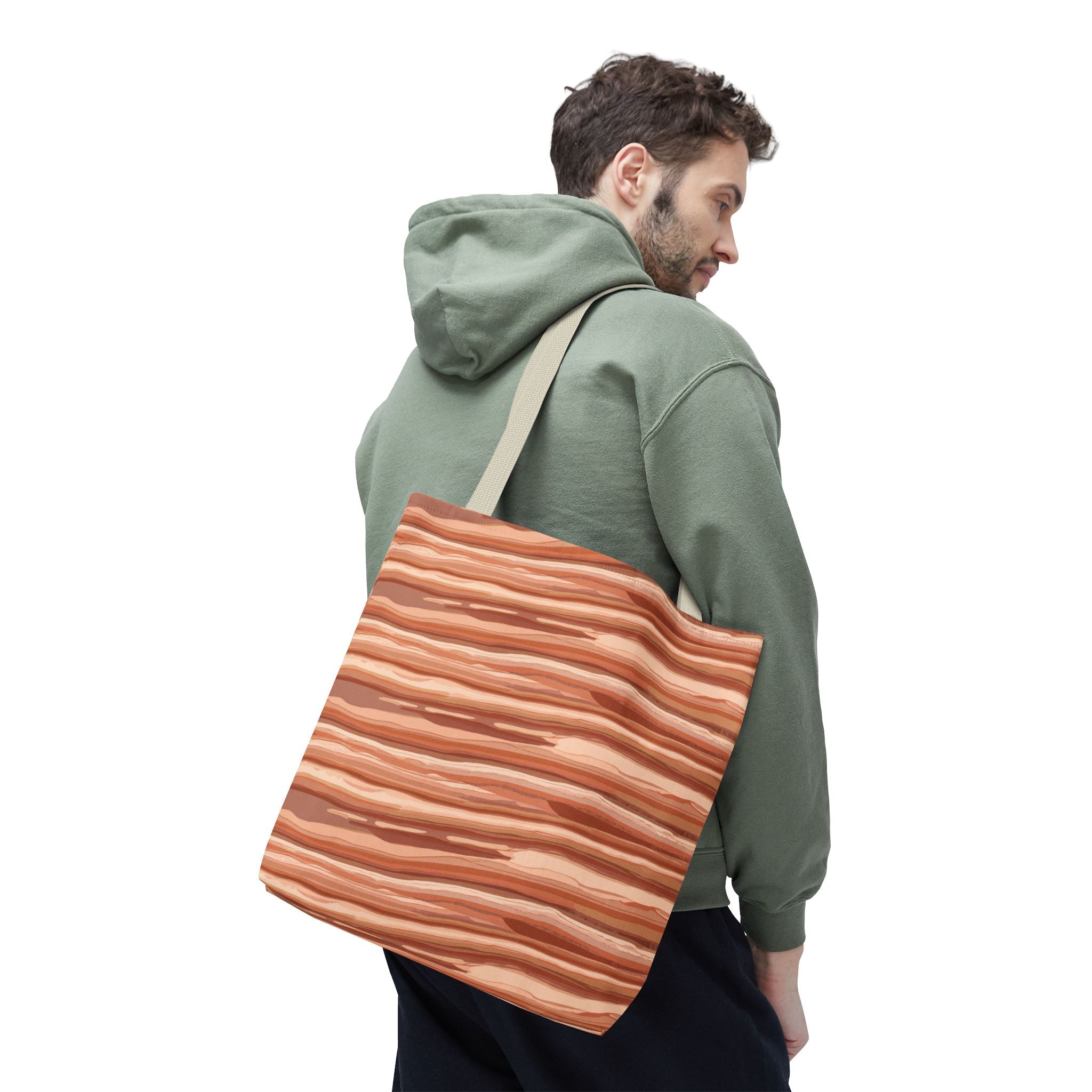 Tote Bag — Rustic All-Over-Print Canvas Tote