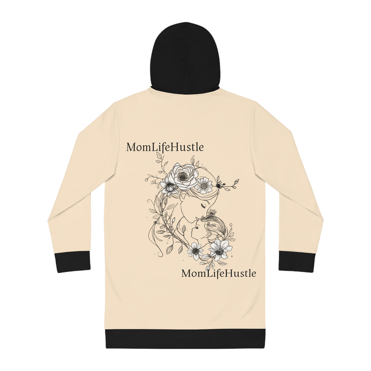 MomLifeHustle Hooded Dress