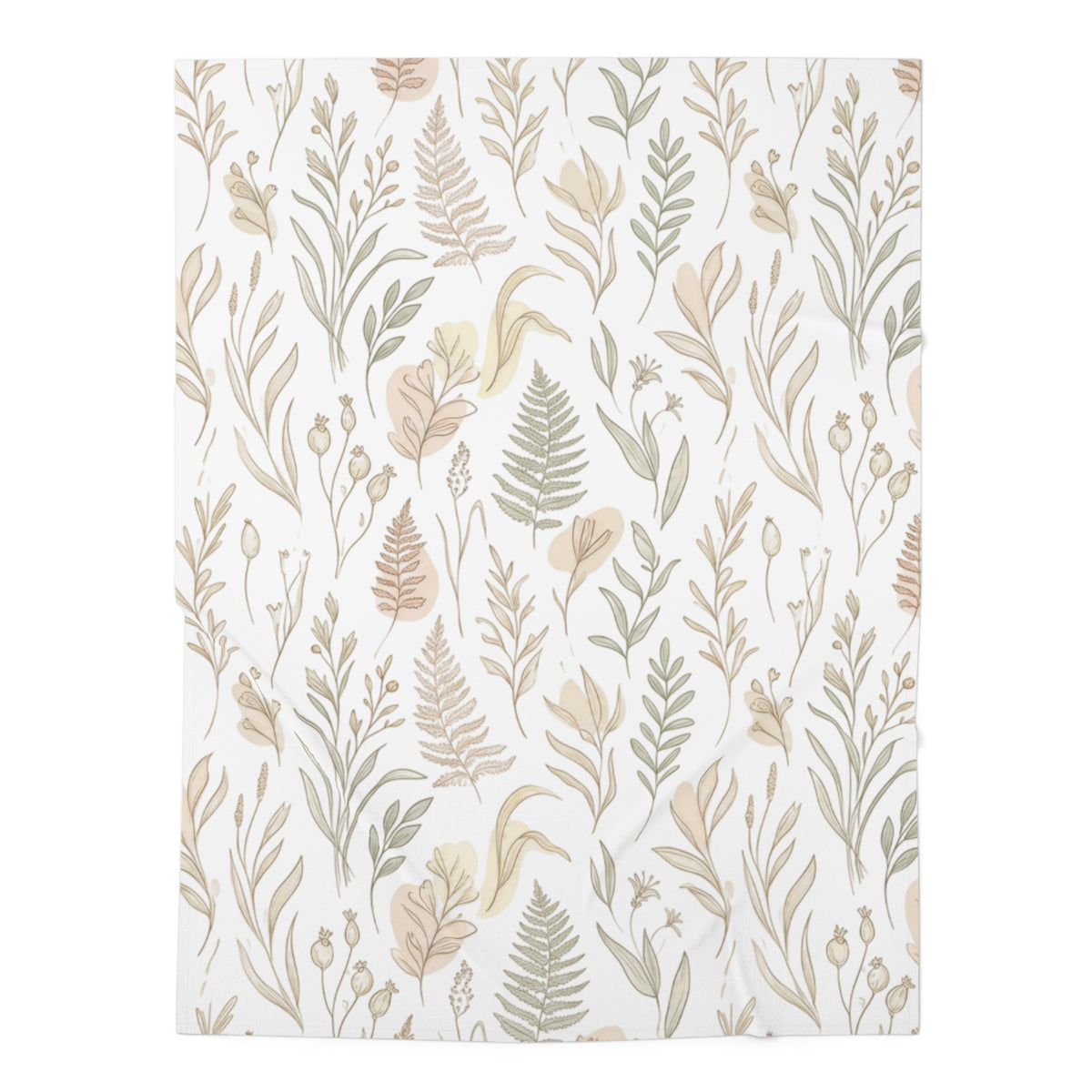 Baby Swaddle Blanket | Gender Neutral Botanical Newborn Wrap