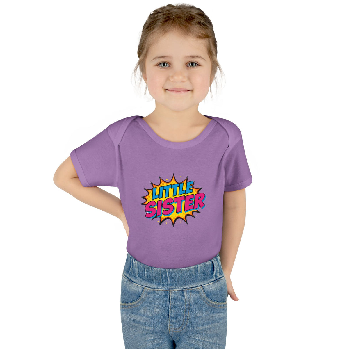 Little Sister Pop Art Onesie