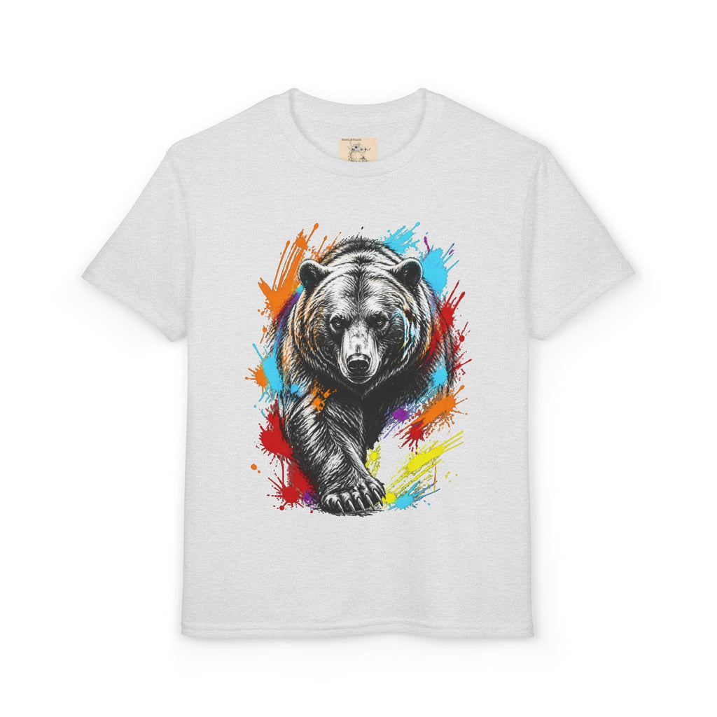 Color Splash Kodiak Bear T-Shirt for Children