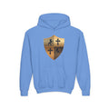 Gold Medieval Shield Crest Hoodie