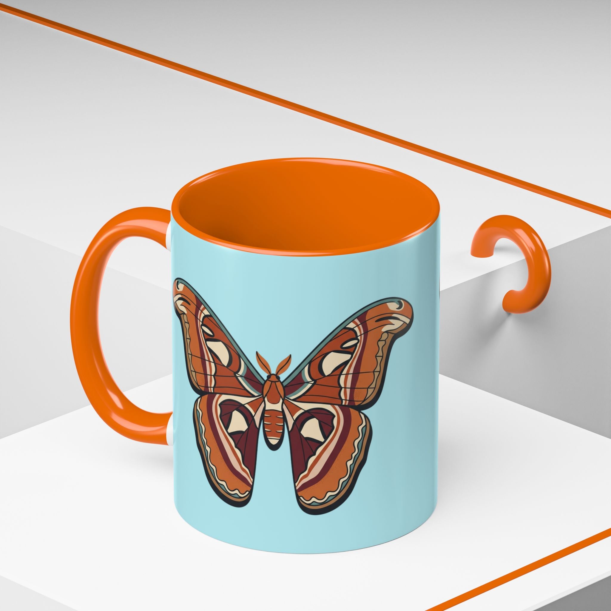 Coffee Mug | Rustic Atlas Moth Mug Accent Mug