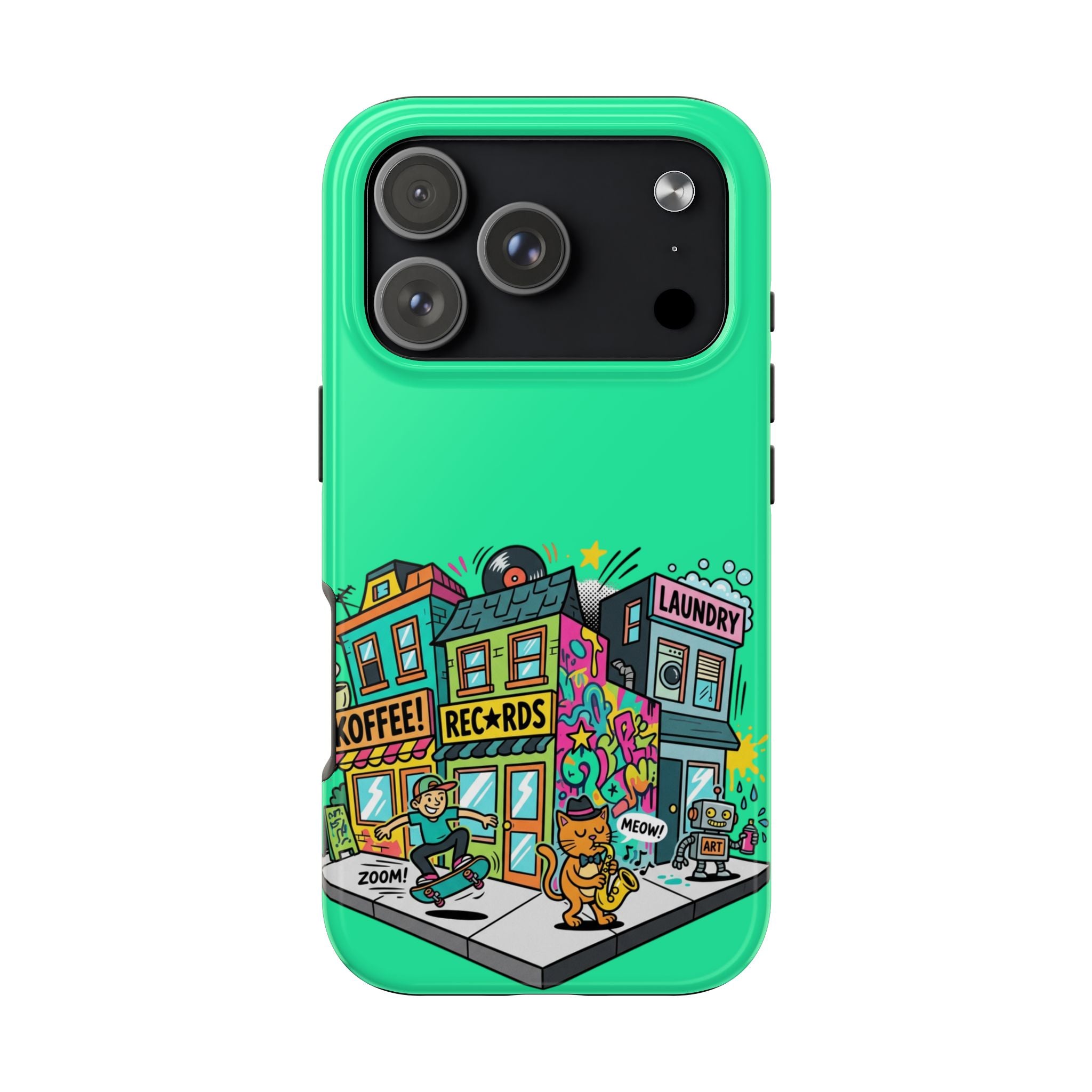 Phone Case | Tough Protective Cover with Colorful Street Art