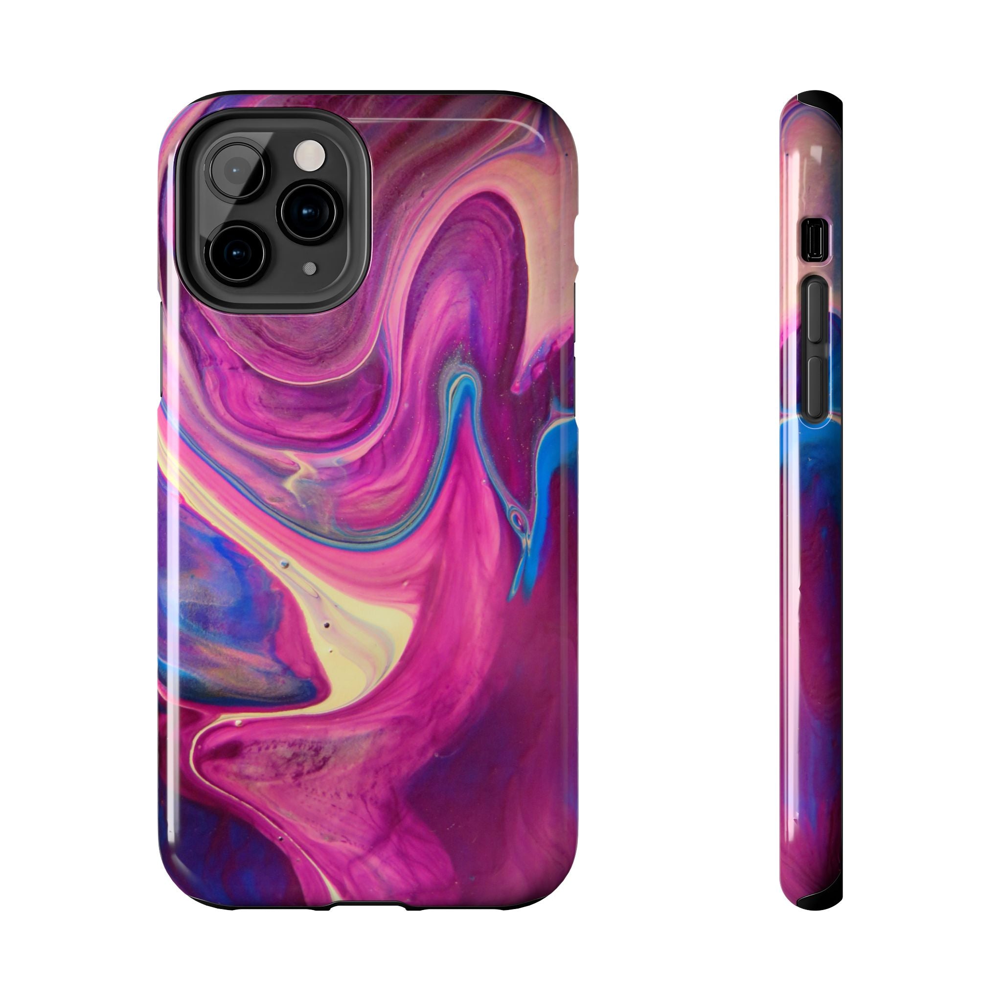 Phone Case | Protective Artistic Paint Pour Design