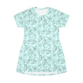 T-Shirt Dress | Mint Pastel Summer Casual Dress