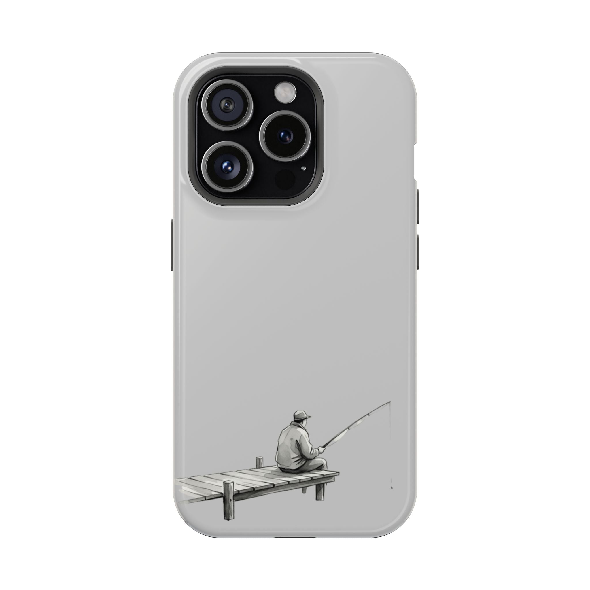 Phone Case | Fishing Dock Minimalist Magnetic Impact-Resistant Case