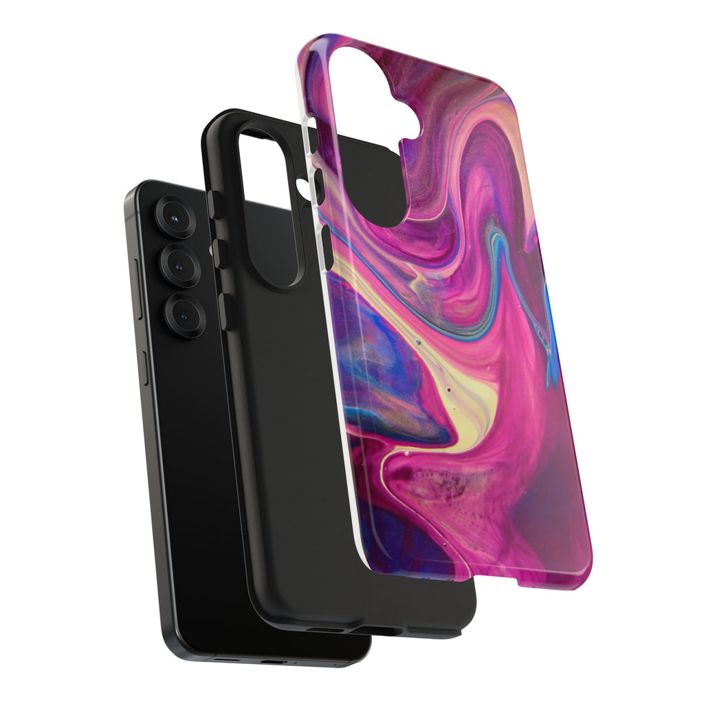 Phone Case | Protective Artistic Paint Pour Design