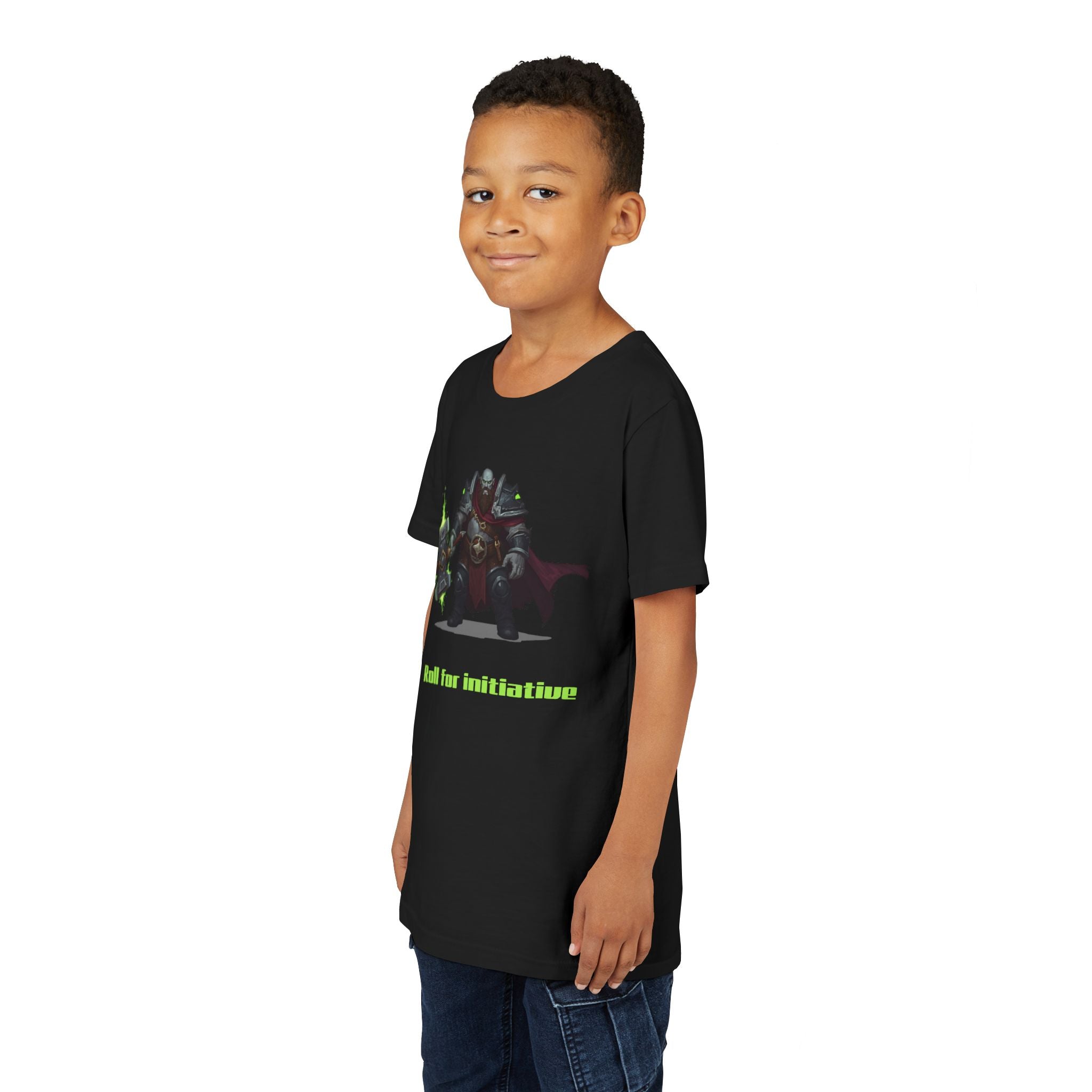 T-Shirt | 'Roll for Initiative' Fantasy RPG Character Youth Tee