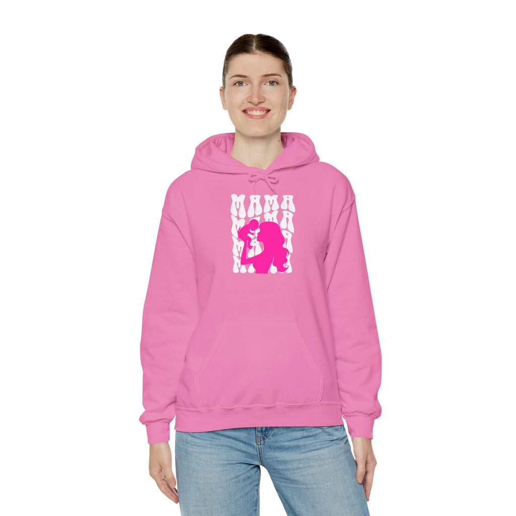 Hoodie | 'Mama' & Silhouette Pink Graphic