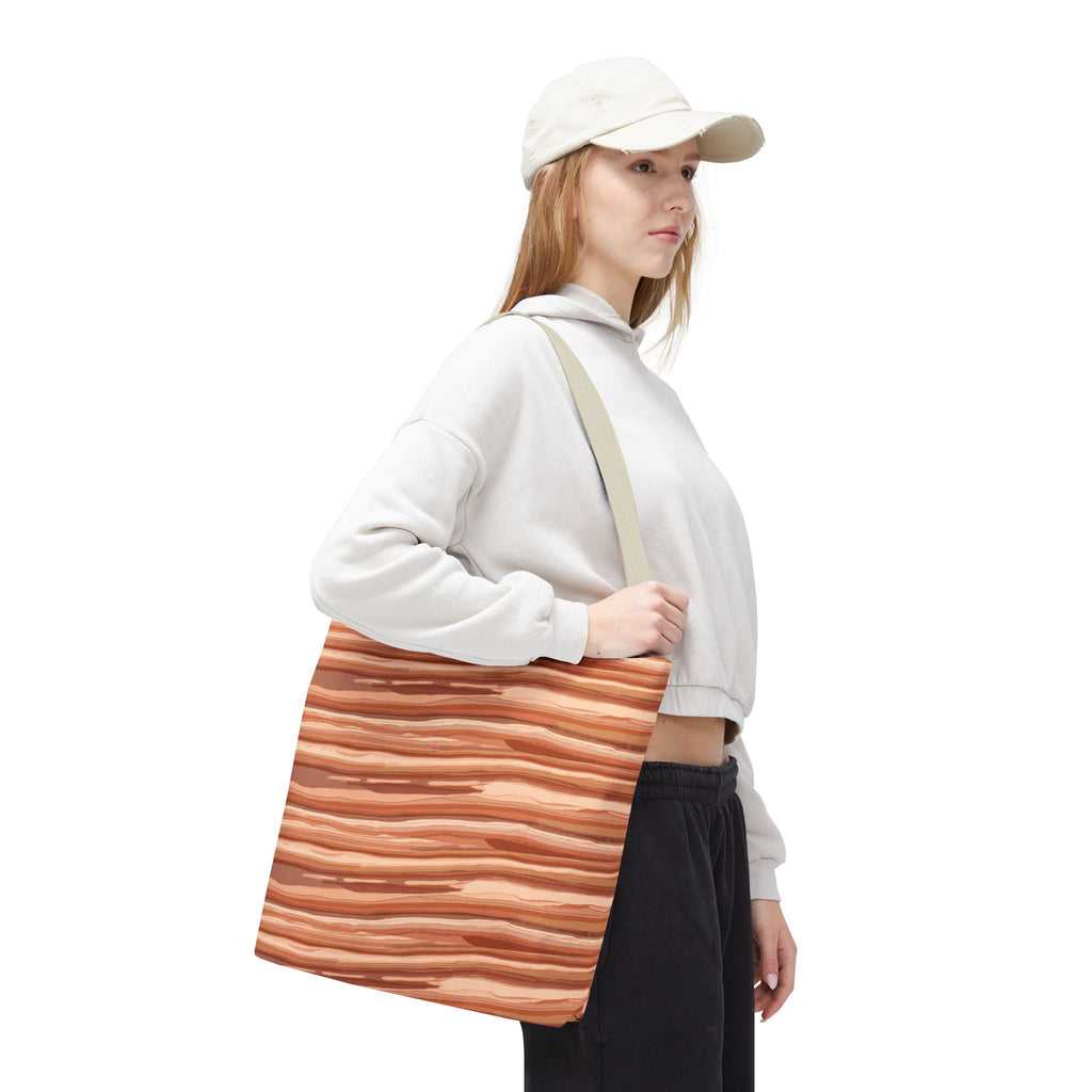 Tote Bag — Rustic All-Over-Print Canvas Tote