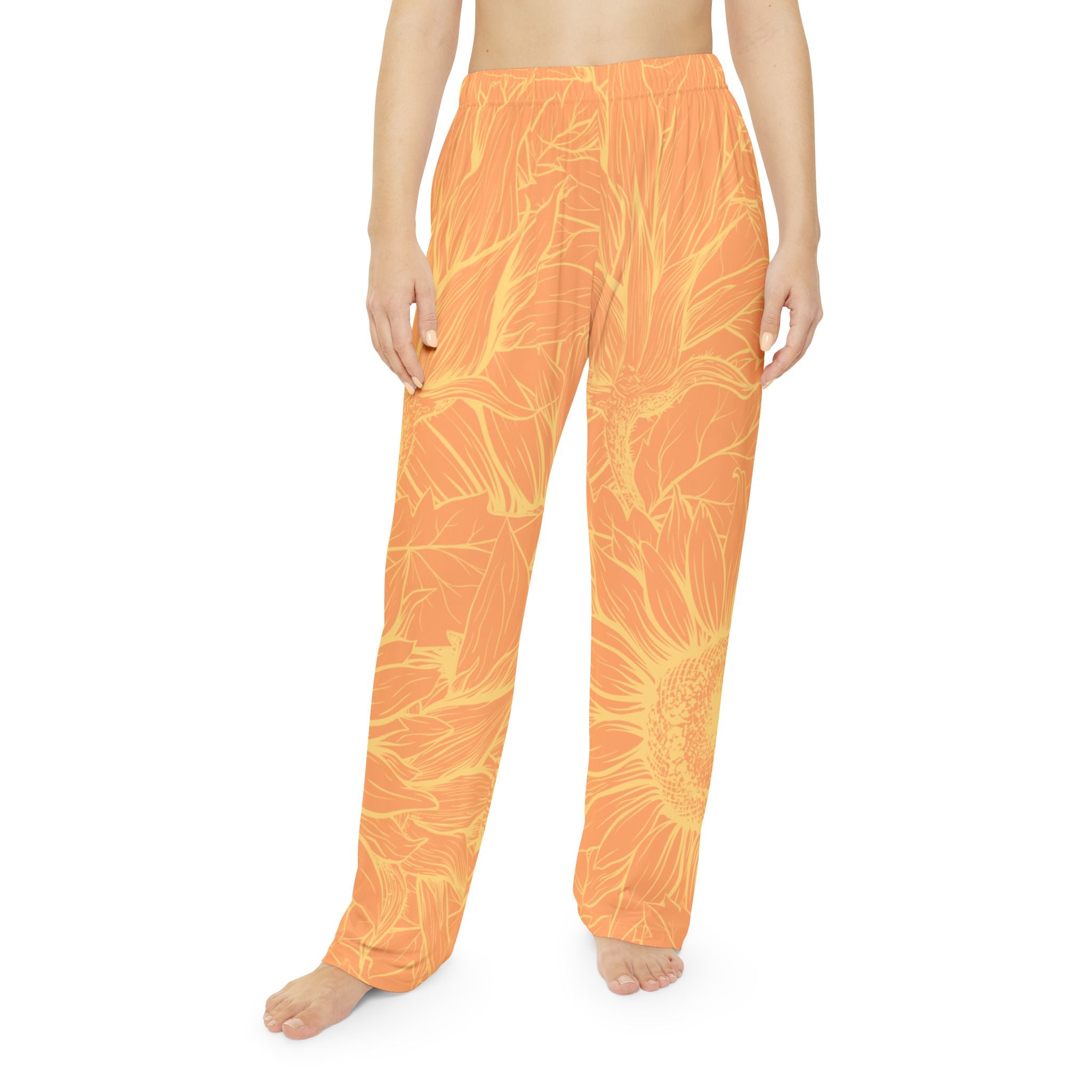 Pajama Pants | Cozy Sunflower Print Loungewear for Women