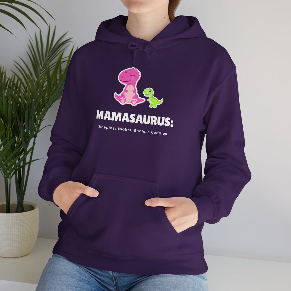 Hoodie | 'Mamasaurus' Pink Mama Dino with Baby Sweater