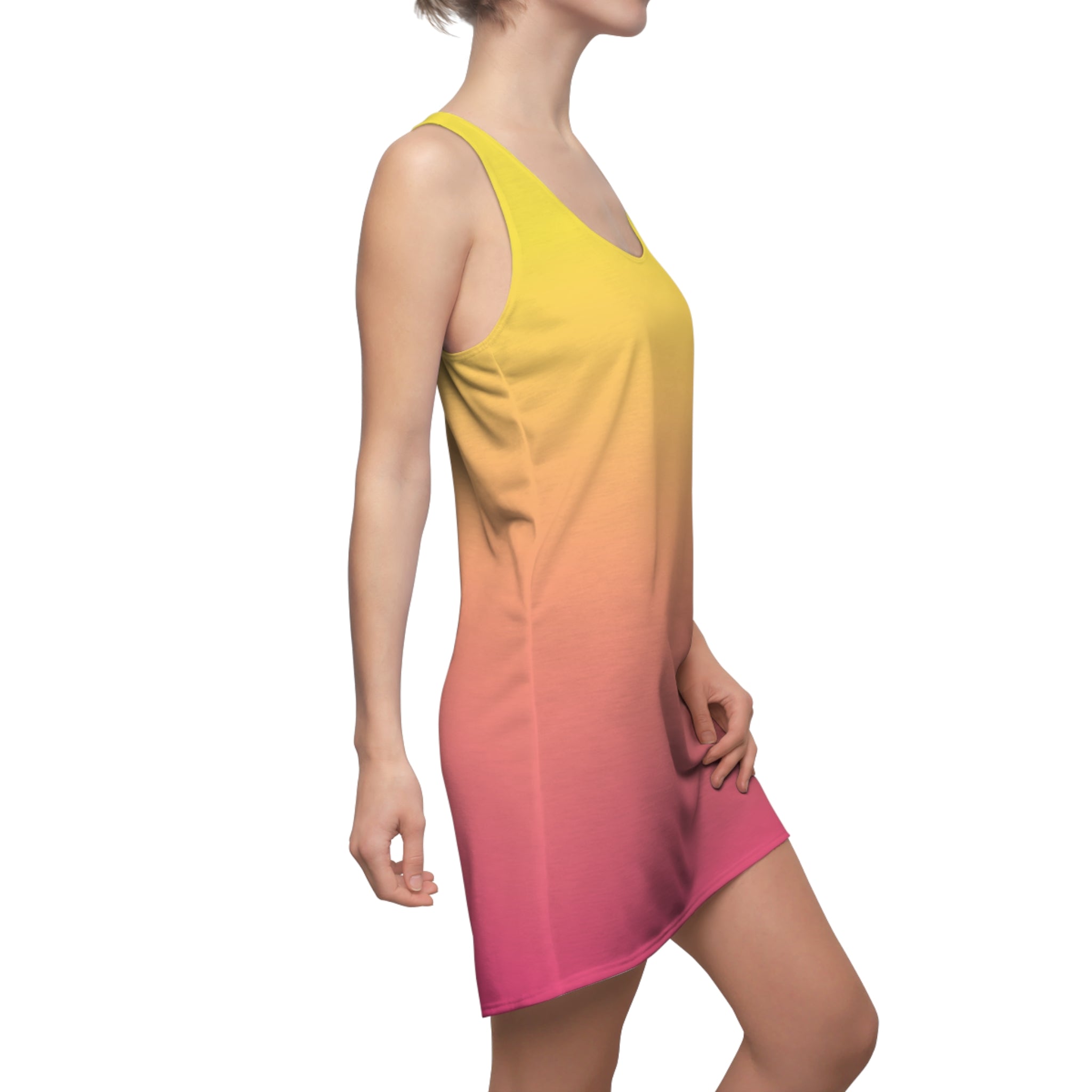 Women's Racerback Dress | Gradient Summer Sundress