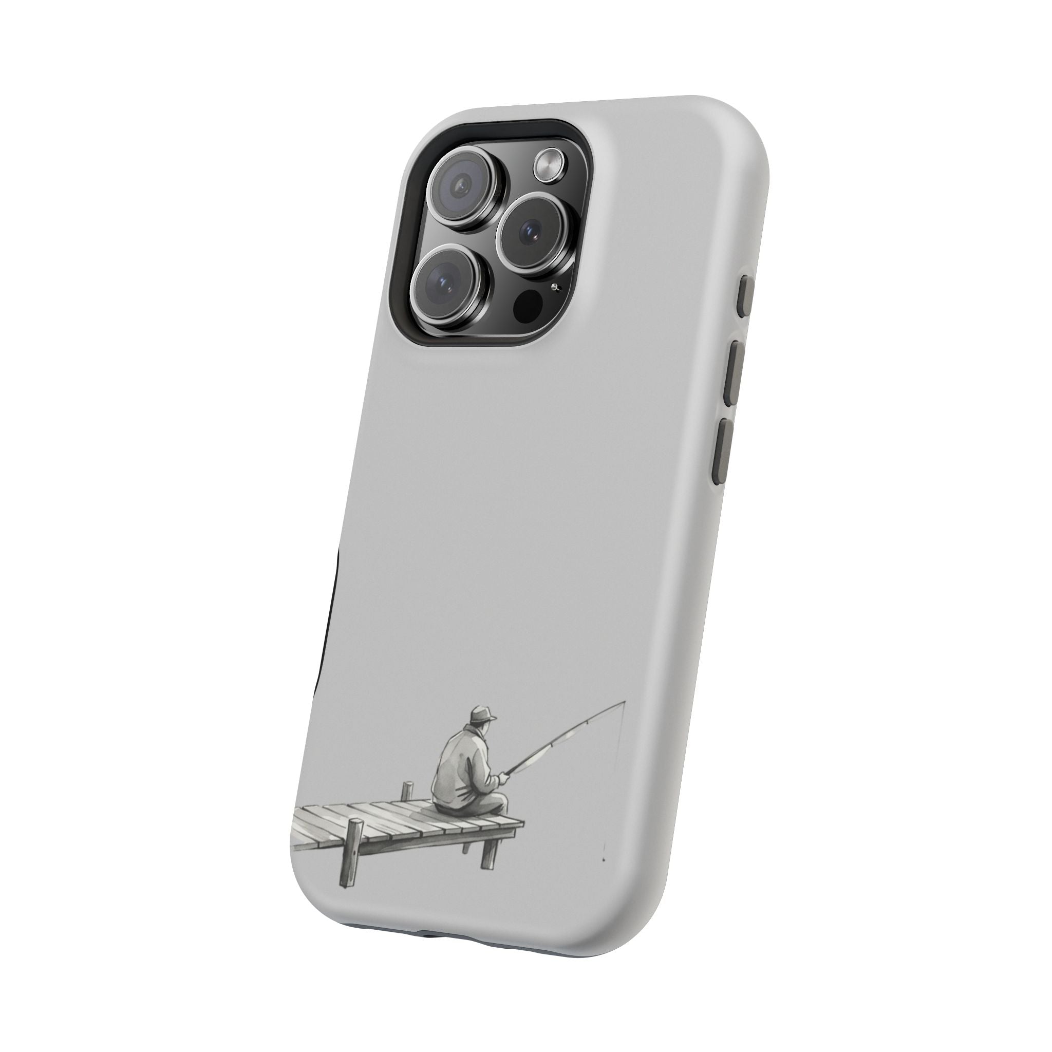 Phone Case | Fishing Dock Minimalist Magnetic Impact-Resistant Case