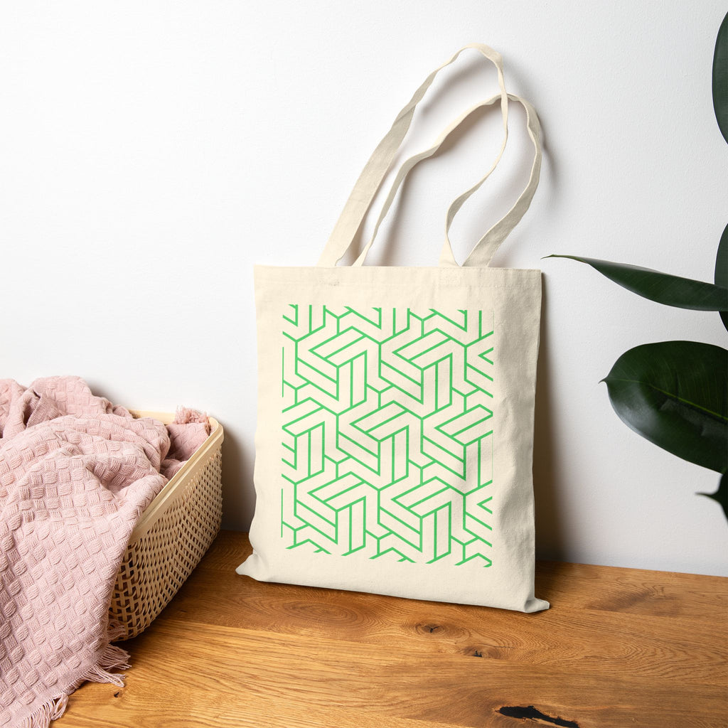 Tote Bag | Geometric Pastel Pattern