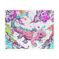 Jigsaw Puzzle | Colorful Fantasy Pink Axolotl Illustration 110 & 252 Pieces