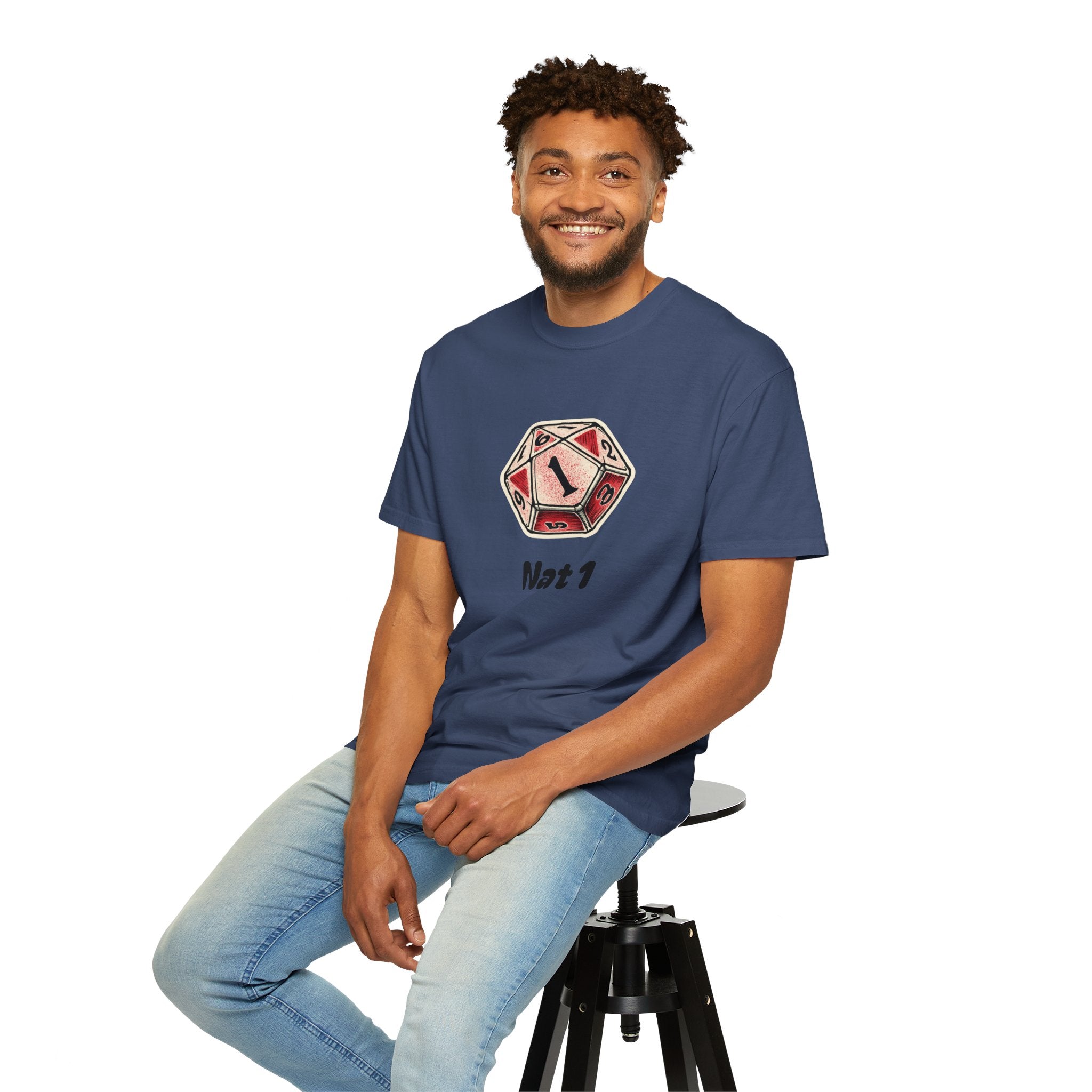 T-Shirt | Roleplaying RPG 'Nat 1' & 'Striving to Be the Whole Problem' Tee