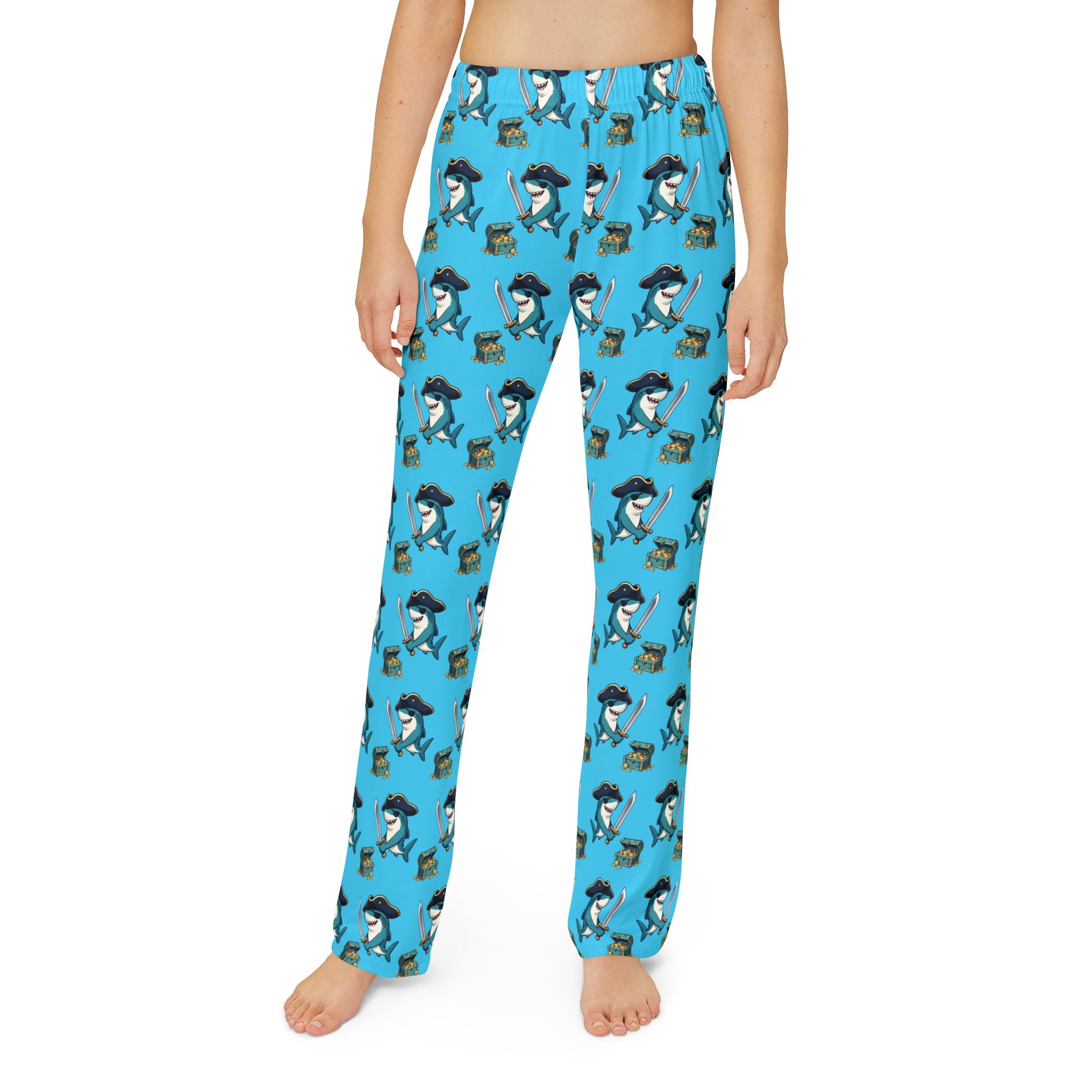 Pajama Pants | Shark Pirate Lounge Pants for Youth & Children
