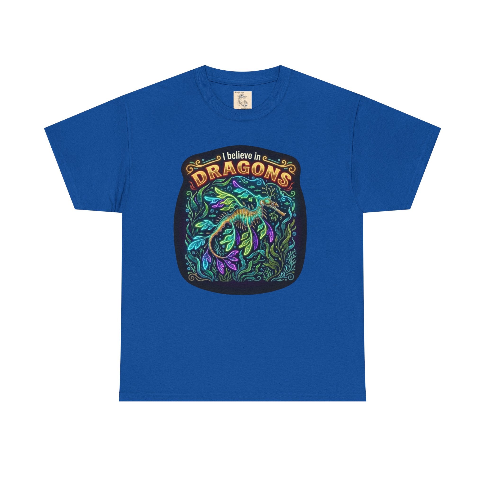 T-Shirt | 'I Believe in Dragons' Colorful Graphic Tee