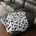 Cozy Spots and Paws Double-Sided Velveteen Throw