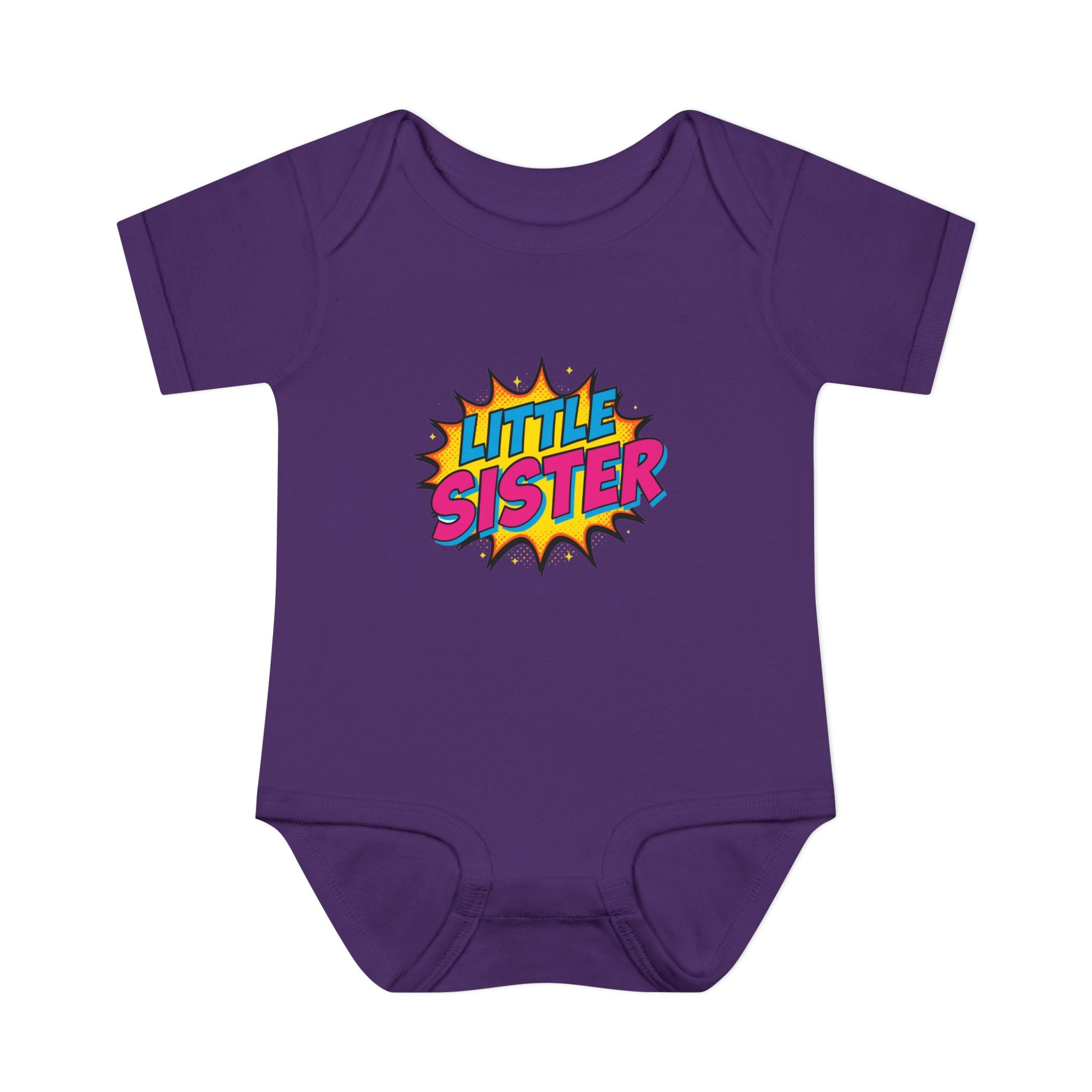 Baby Bodysuit | 'Little Sister' Comic Pop Art Infant Onesie