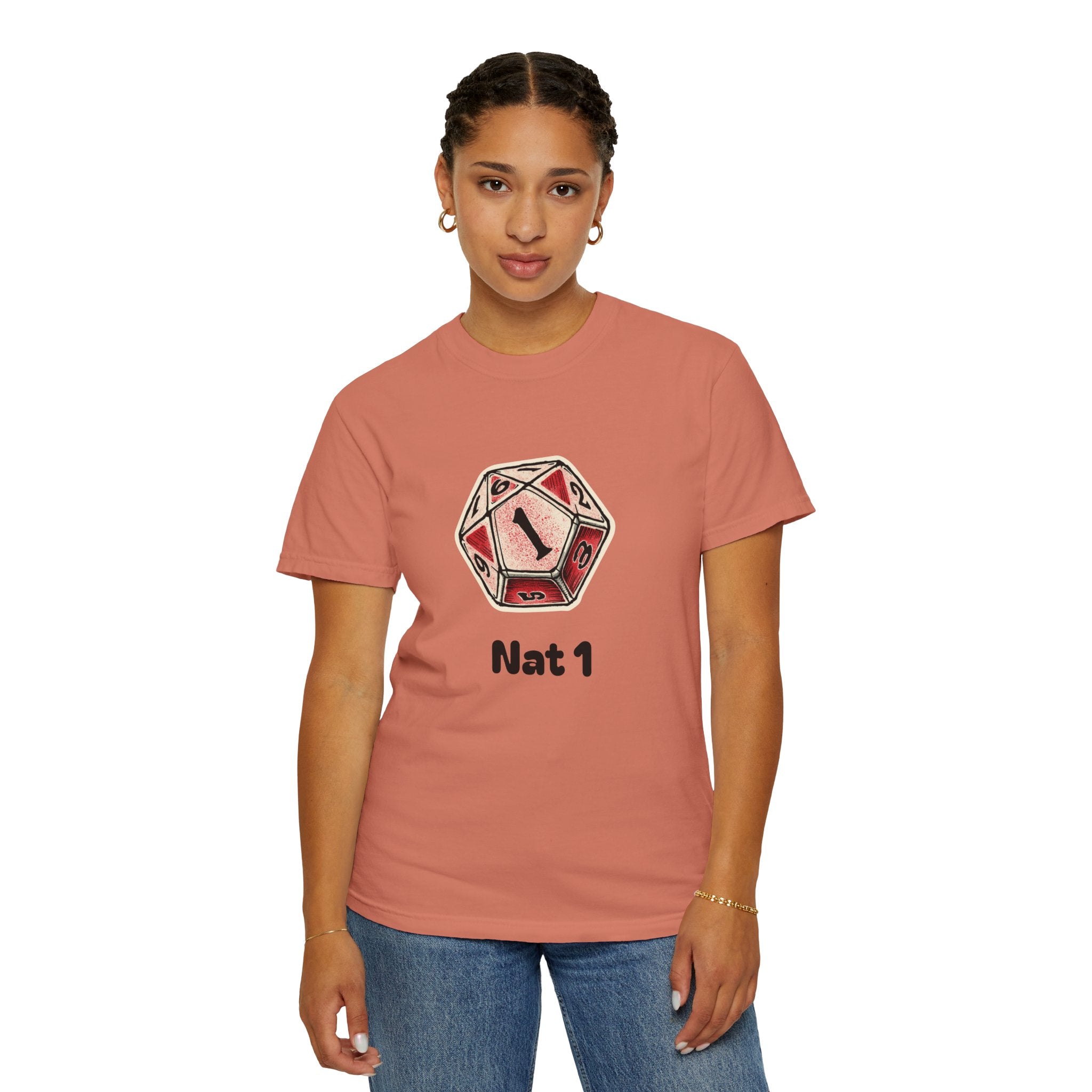 T-Shirt | Roleplaying RPG 'Nat 1' & 'Striving to Be the Whole Problem' Tee