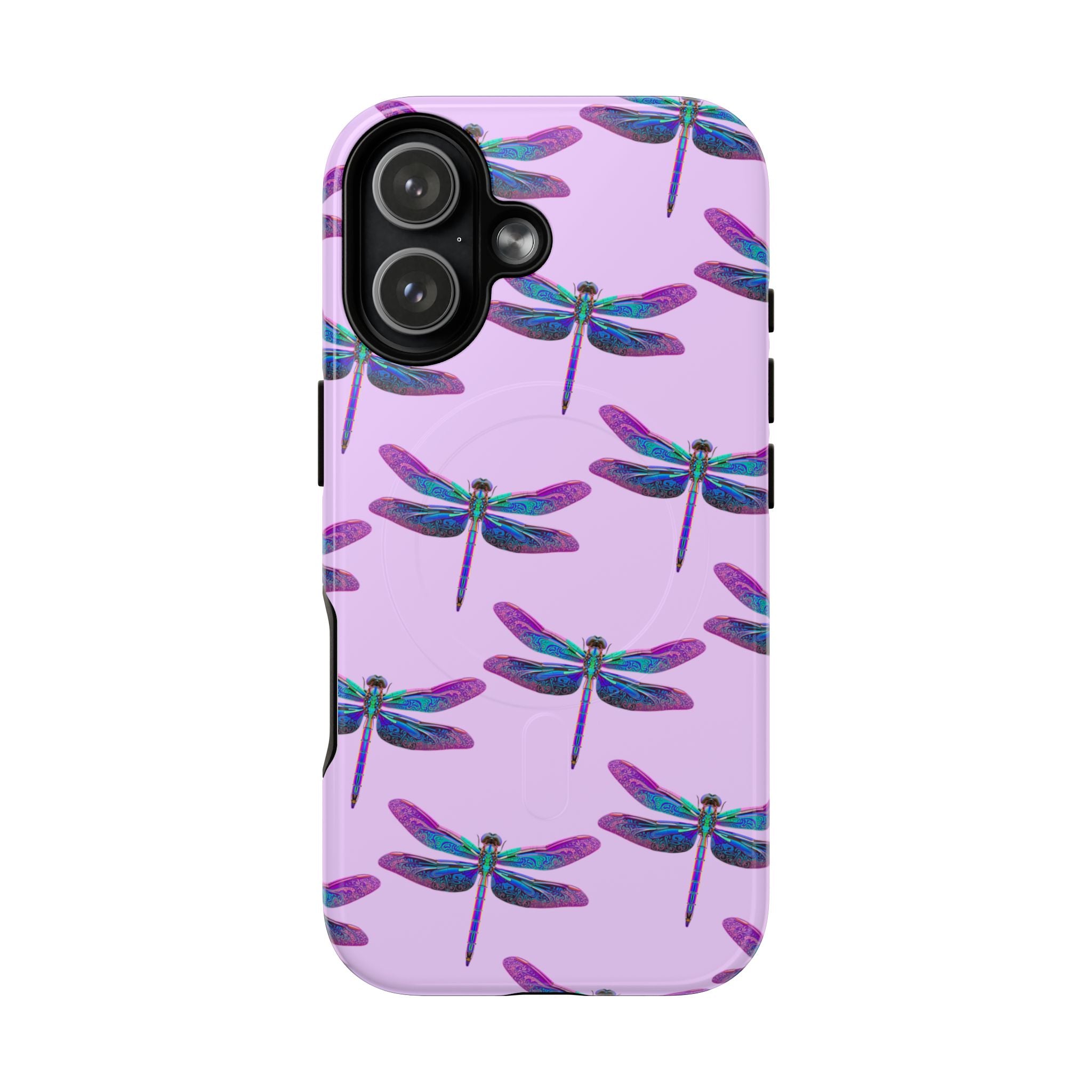 Phone Case | Blue Purple Dragonfly Tough Magnetic Case