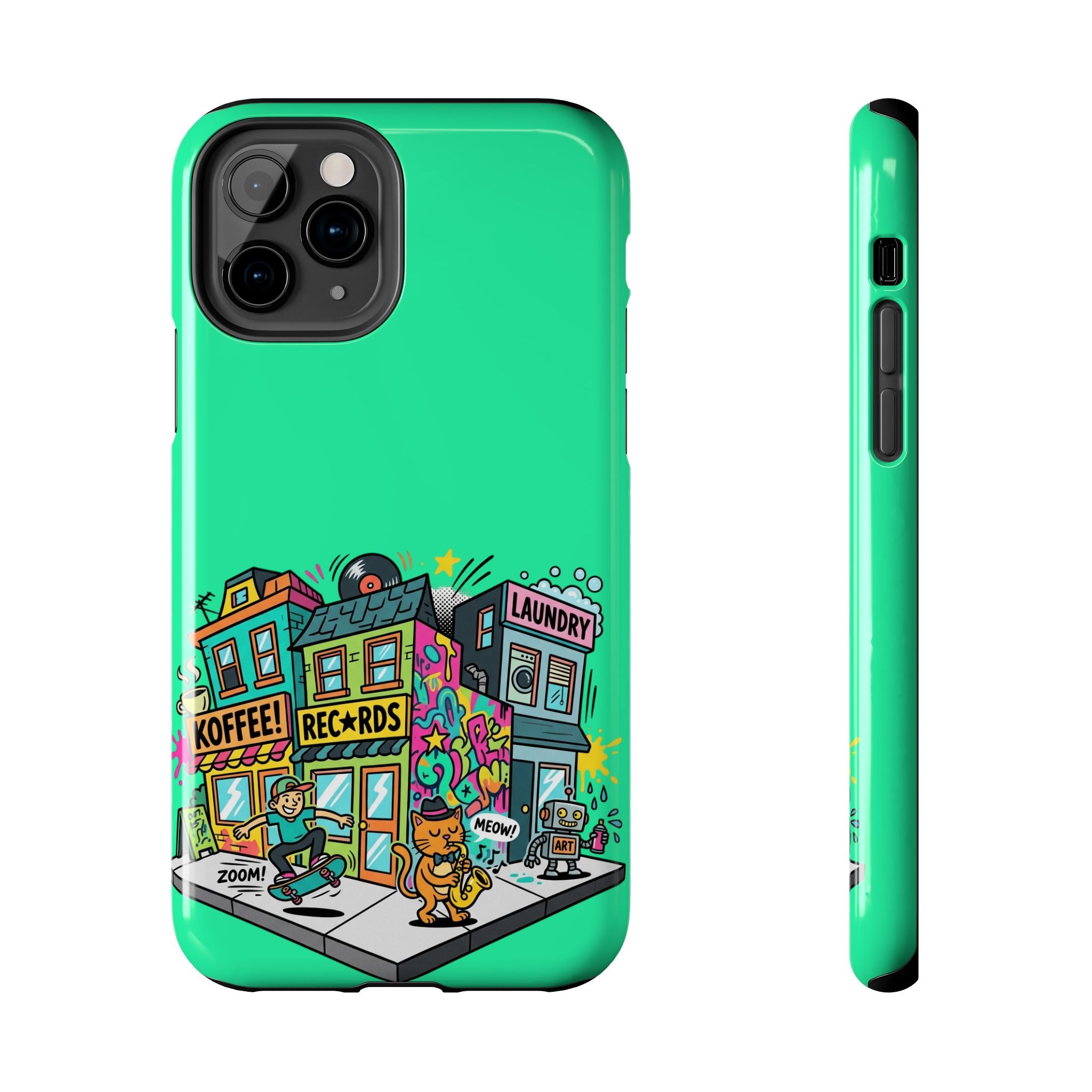 Phone Case | Tough Protective Cover with Colorful Street Art