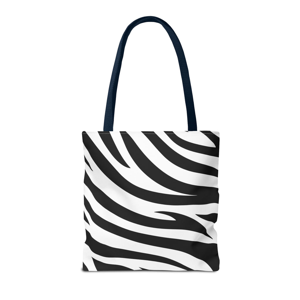 Tote Bag — Black & White Zebra Print  Fashion Tote