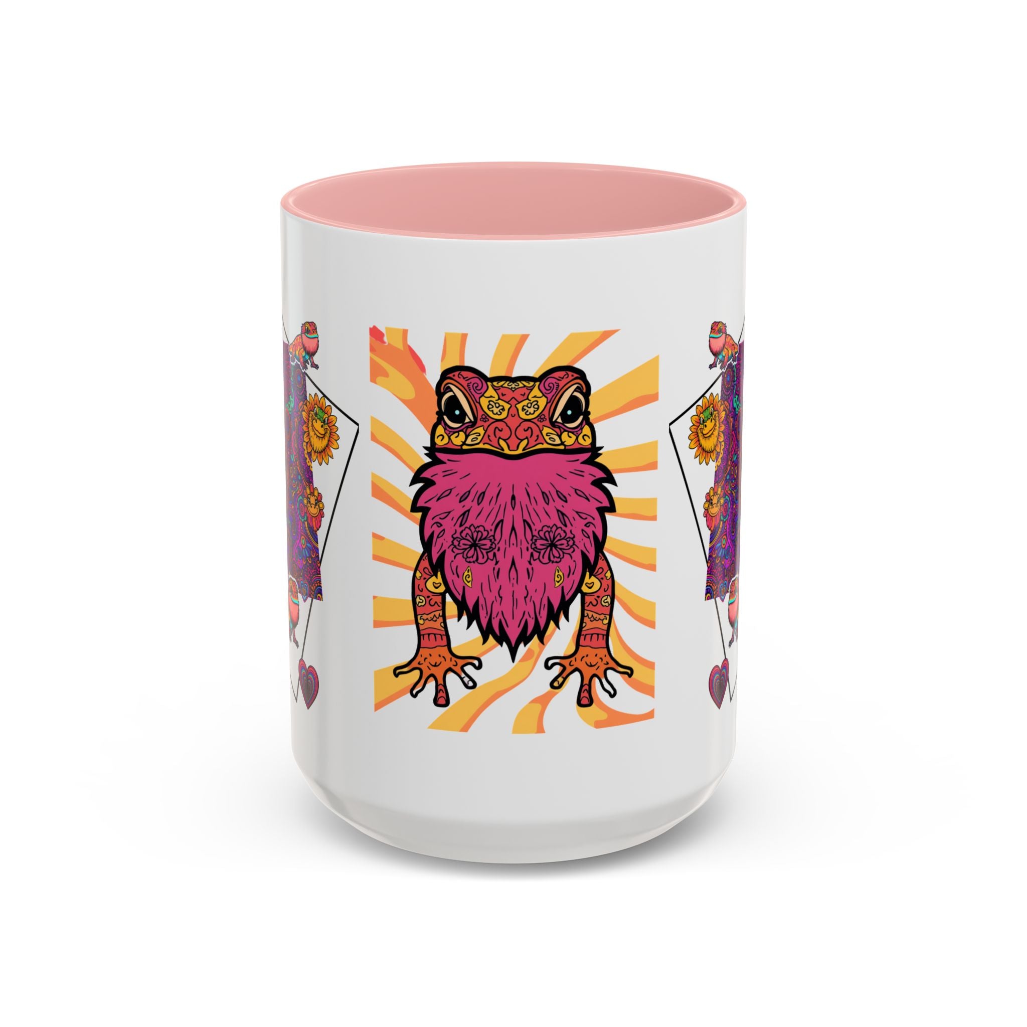 Coffee Mug | Psychedelic Lizards Accent Ceramic Mug