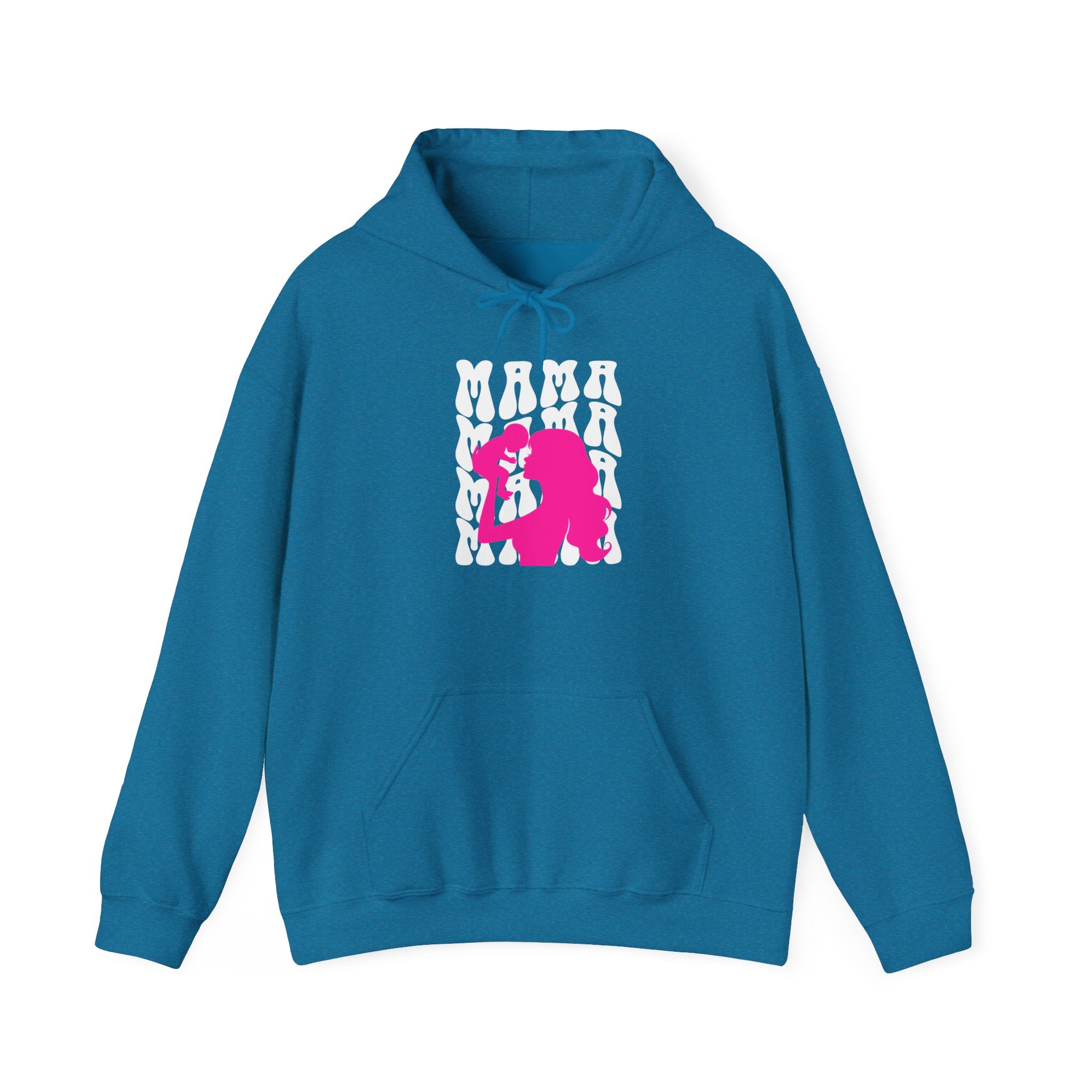 Hoodie | 'Mama' & Silhouette Pink Graphic