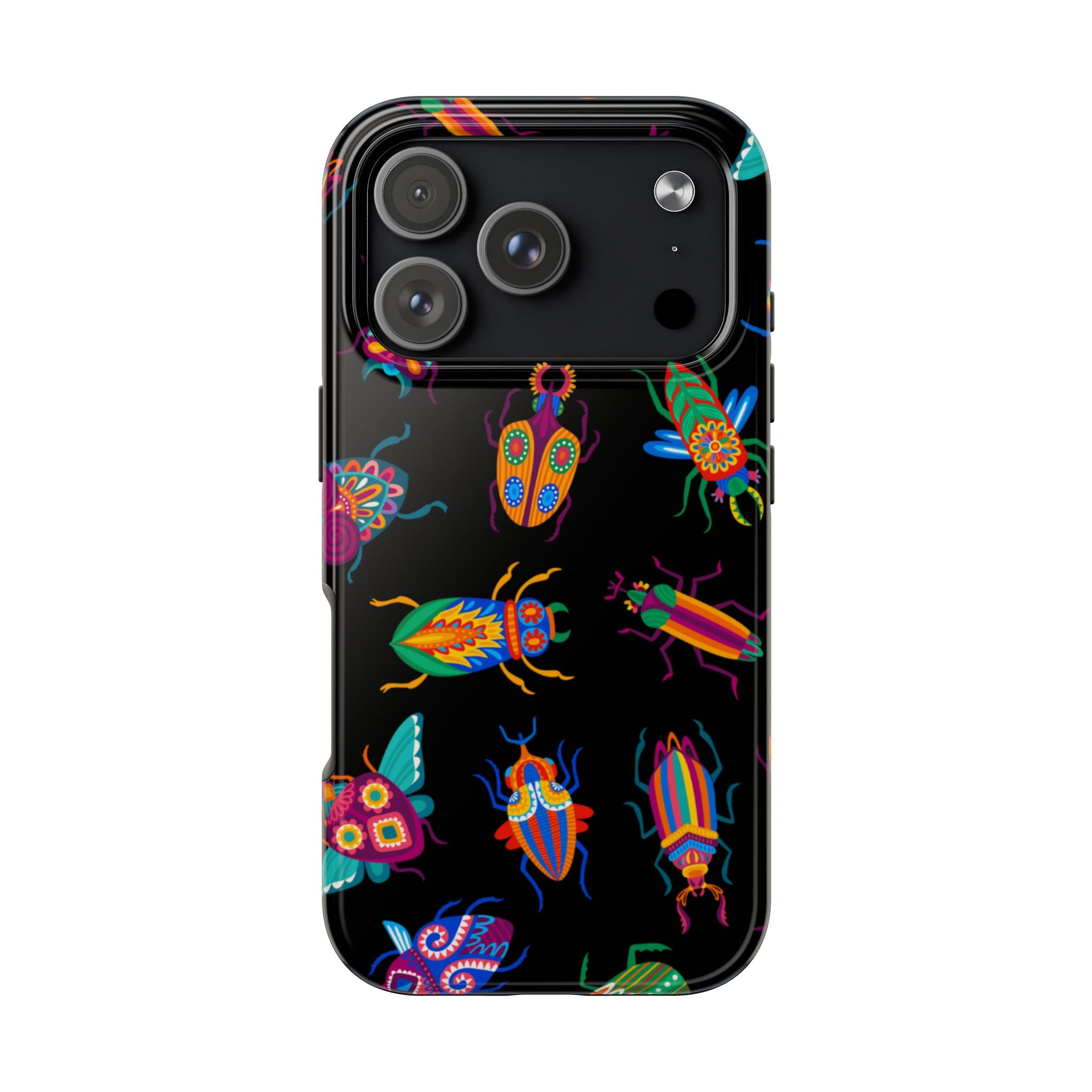 Phone Case | Neon Beetle Pattern Tough Protective Cover