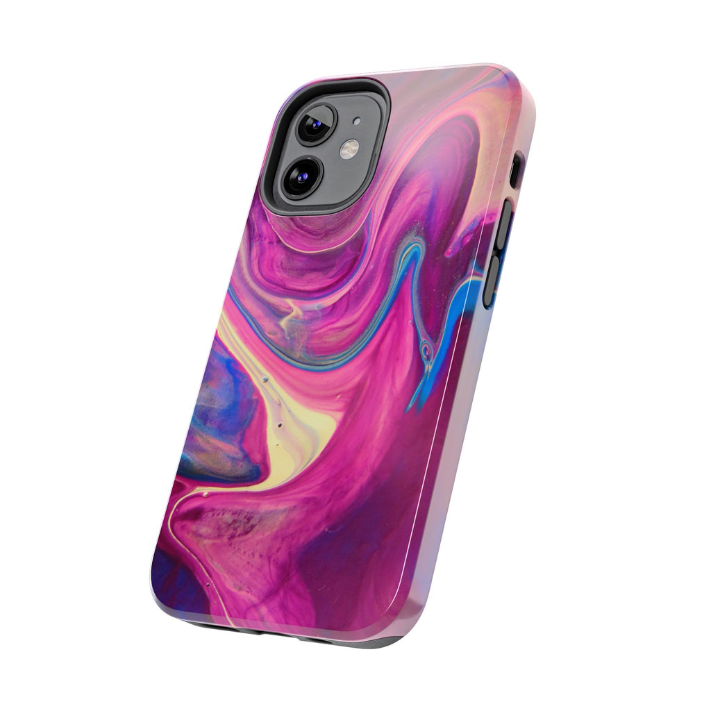 Phone Case | Protective Artistic Paint Pour Design
