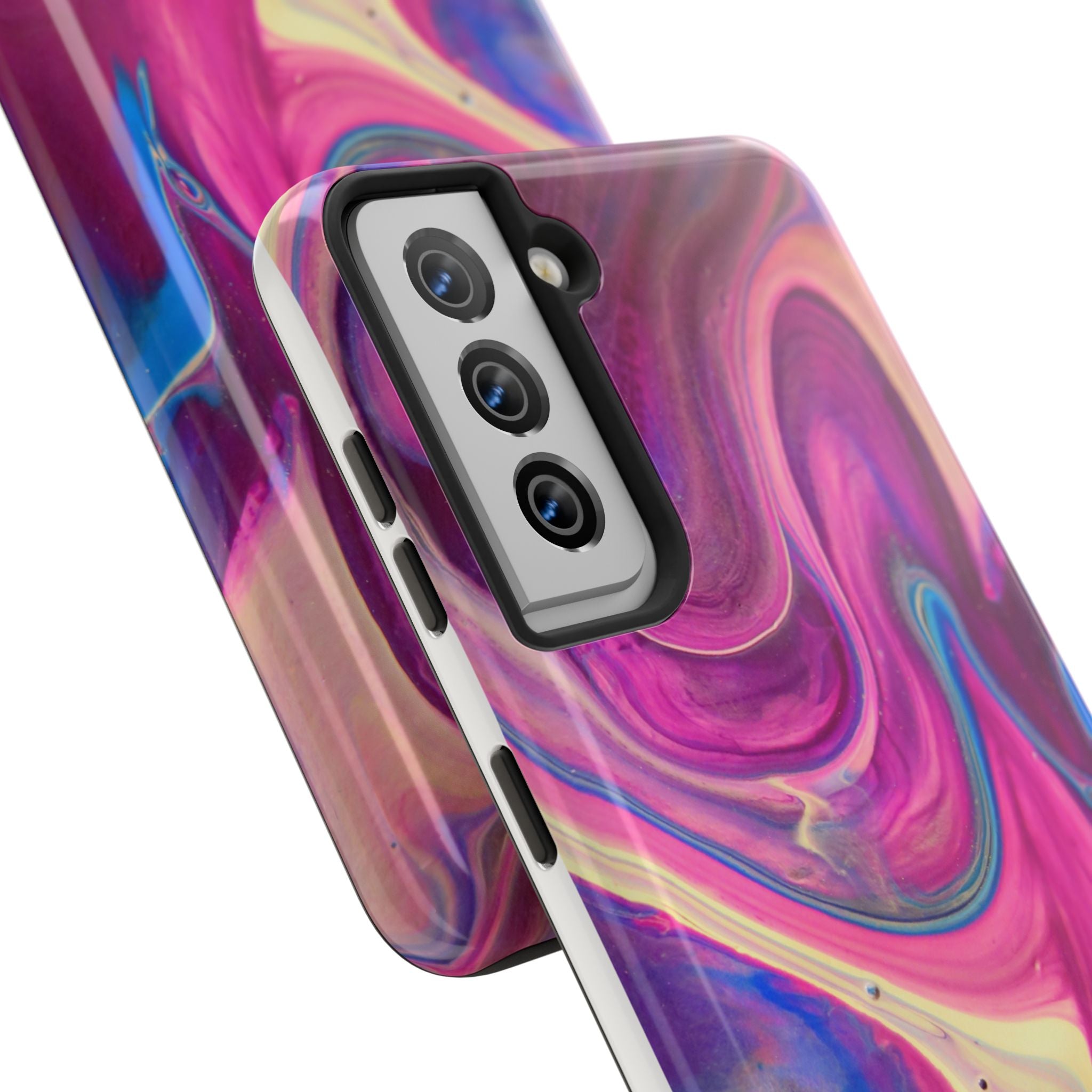 Phone Case | Protective Artistic Paint Pour Design