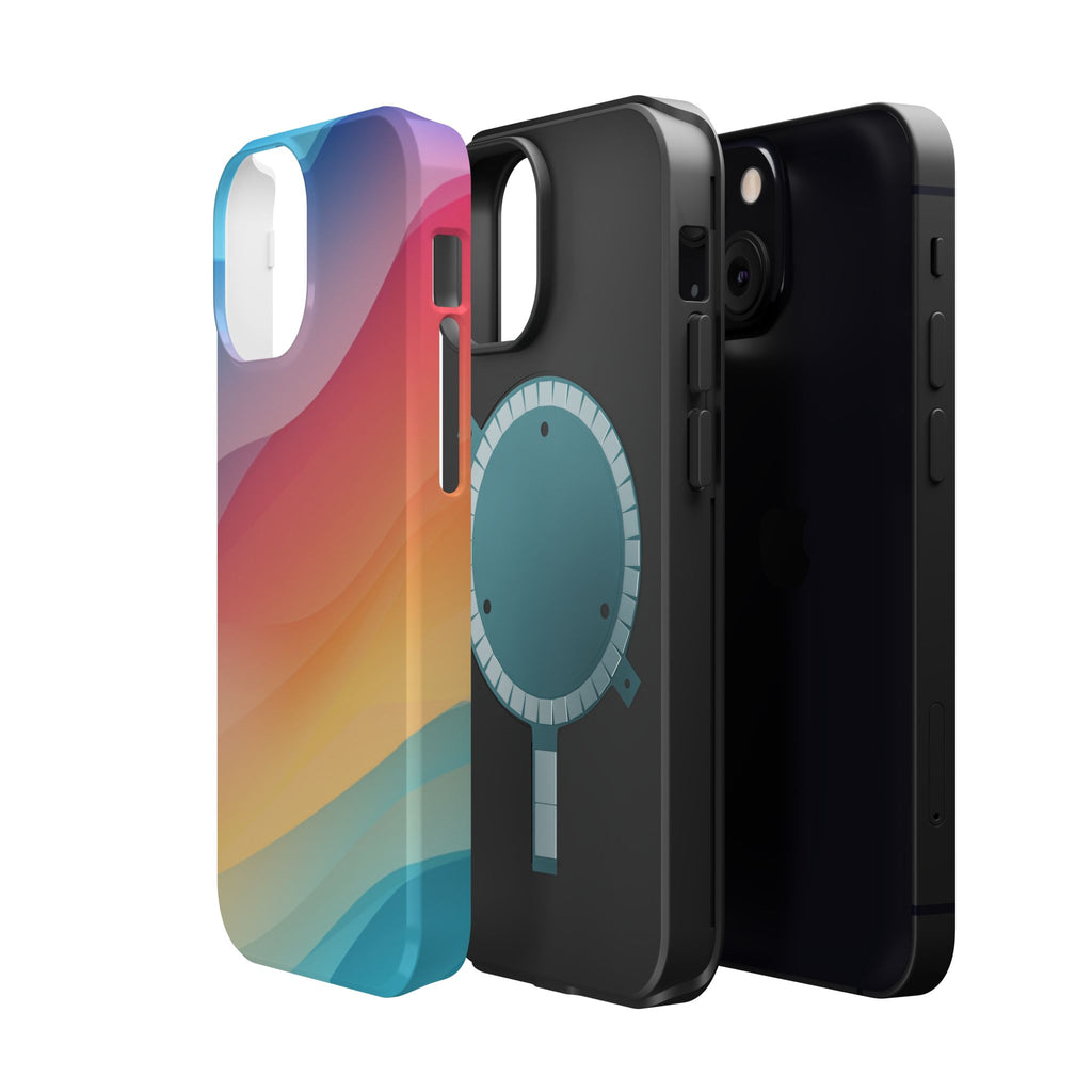 Phone Case | Gradient Sunset Magnetic Impact-Resistant Phone Shield