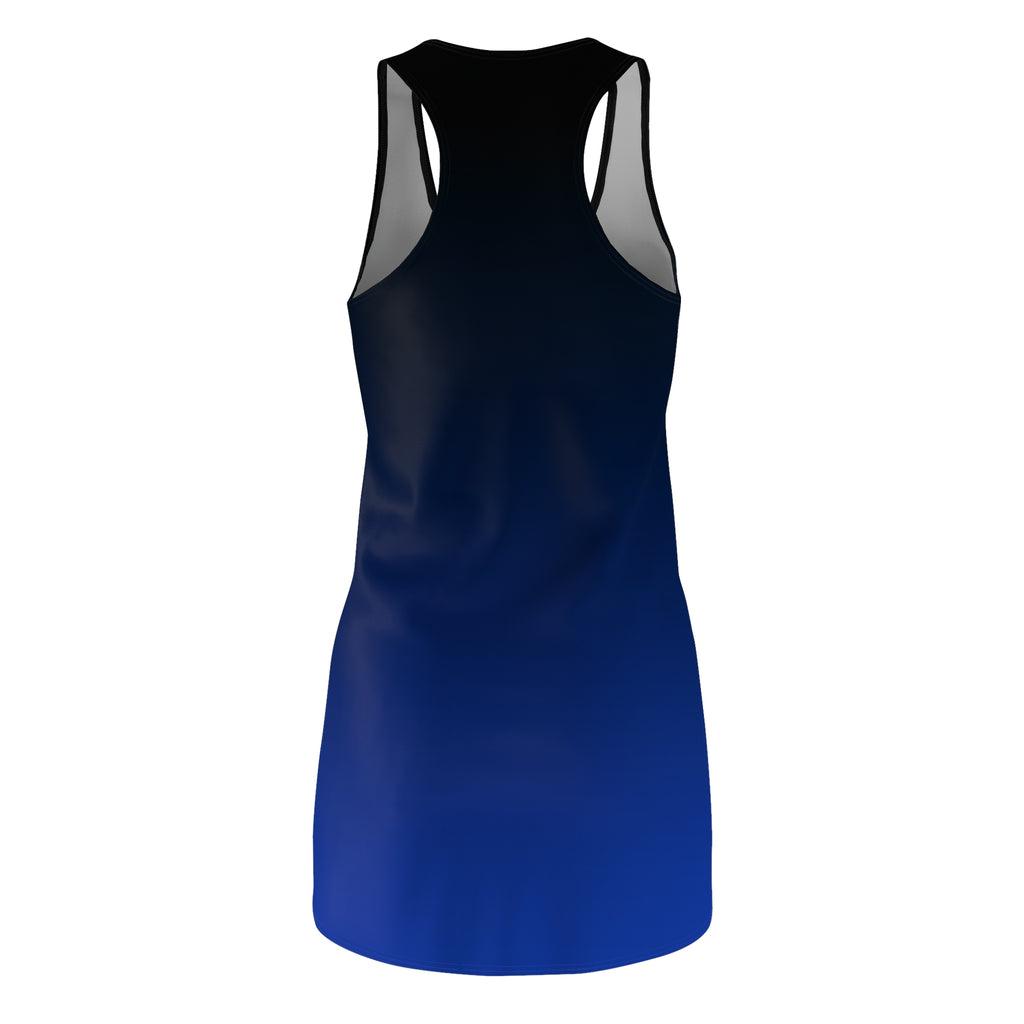 Women's Racerback Dress | Blue Ombre Tank Dress