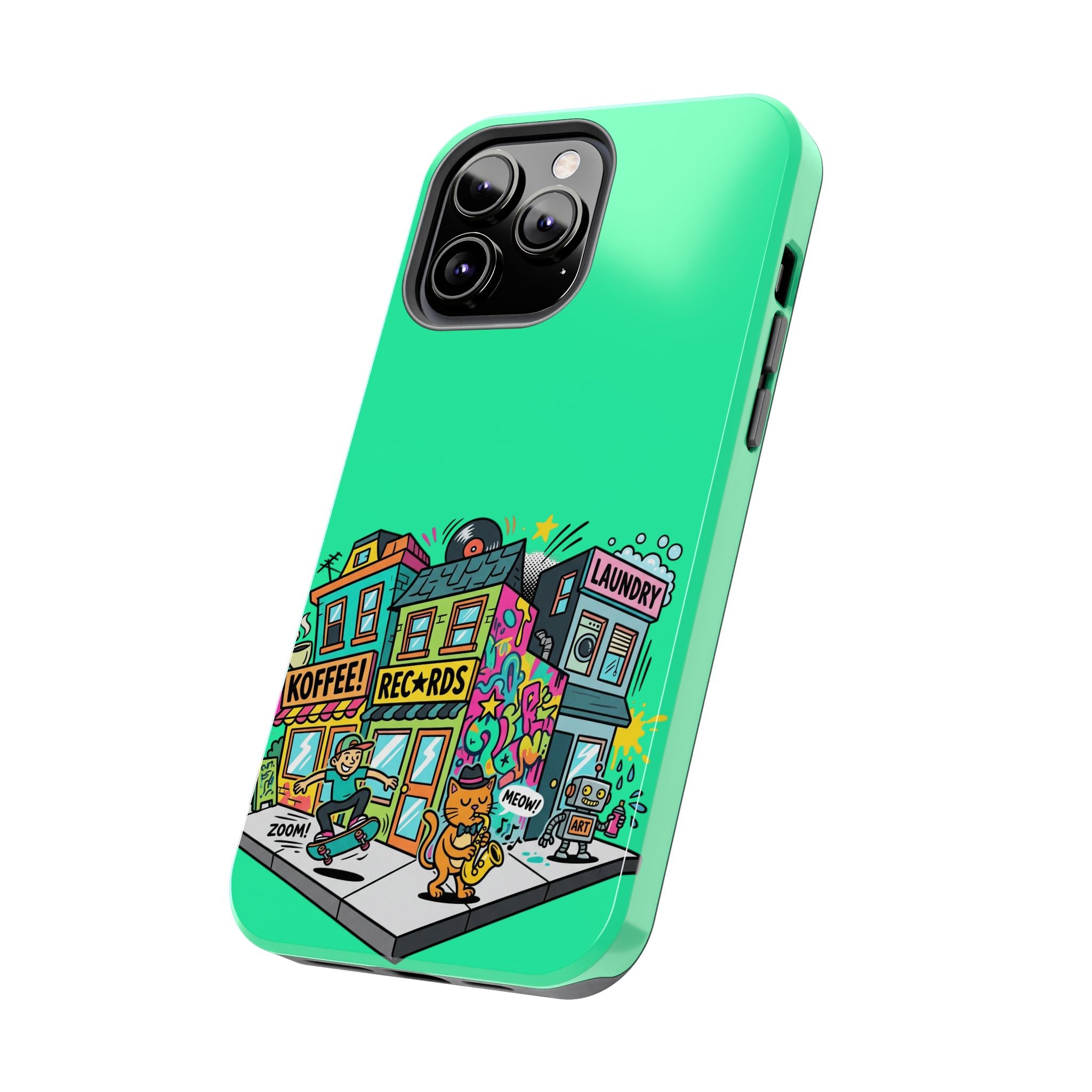Phone Case | Tough Protective Cover with Colorful Street Art