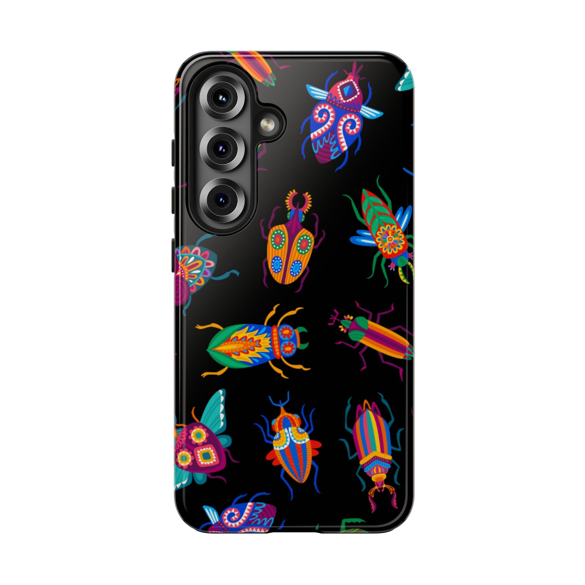 Phone Case | Neon Beetle Pattern Tough Protective Cover