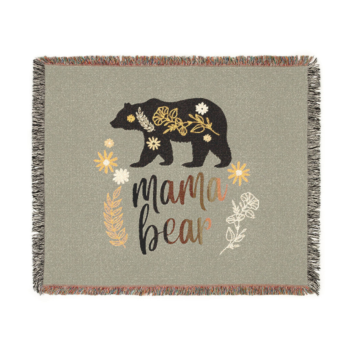 Cozy Woven Throw for Mama Bears