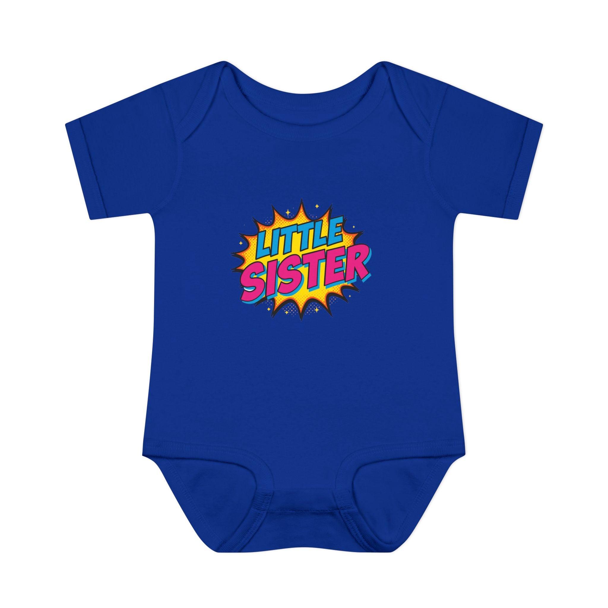 Baby Bodysuit | 'Little Sister' Comic Pop Art Infant Onesie