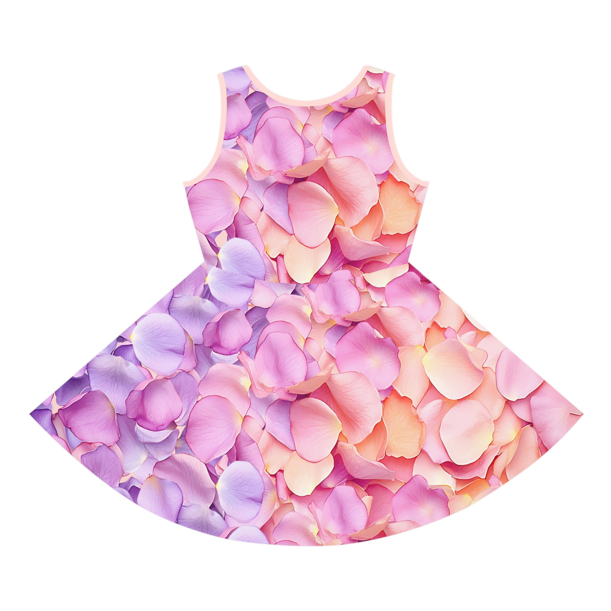 Girls Sundress |  Floral Petal Flowy Dress