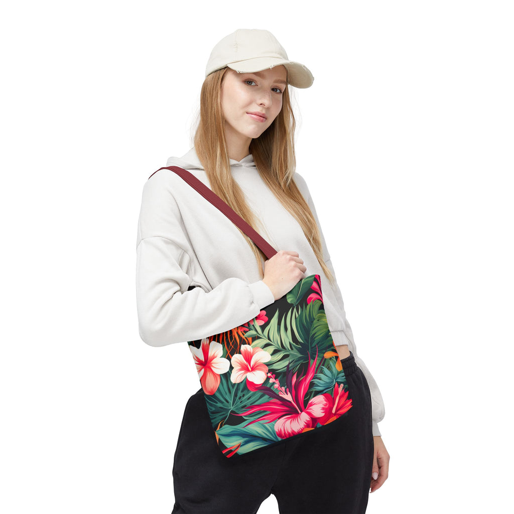Tote Bag | Vibrant Tropical Beach & Market Tote