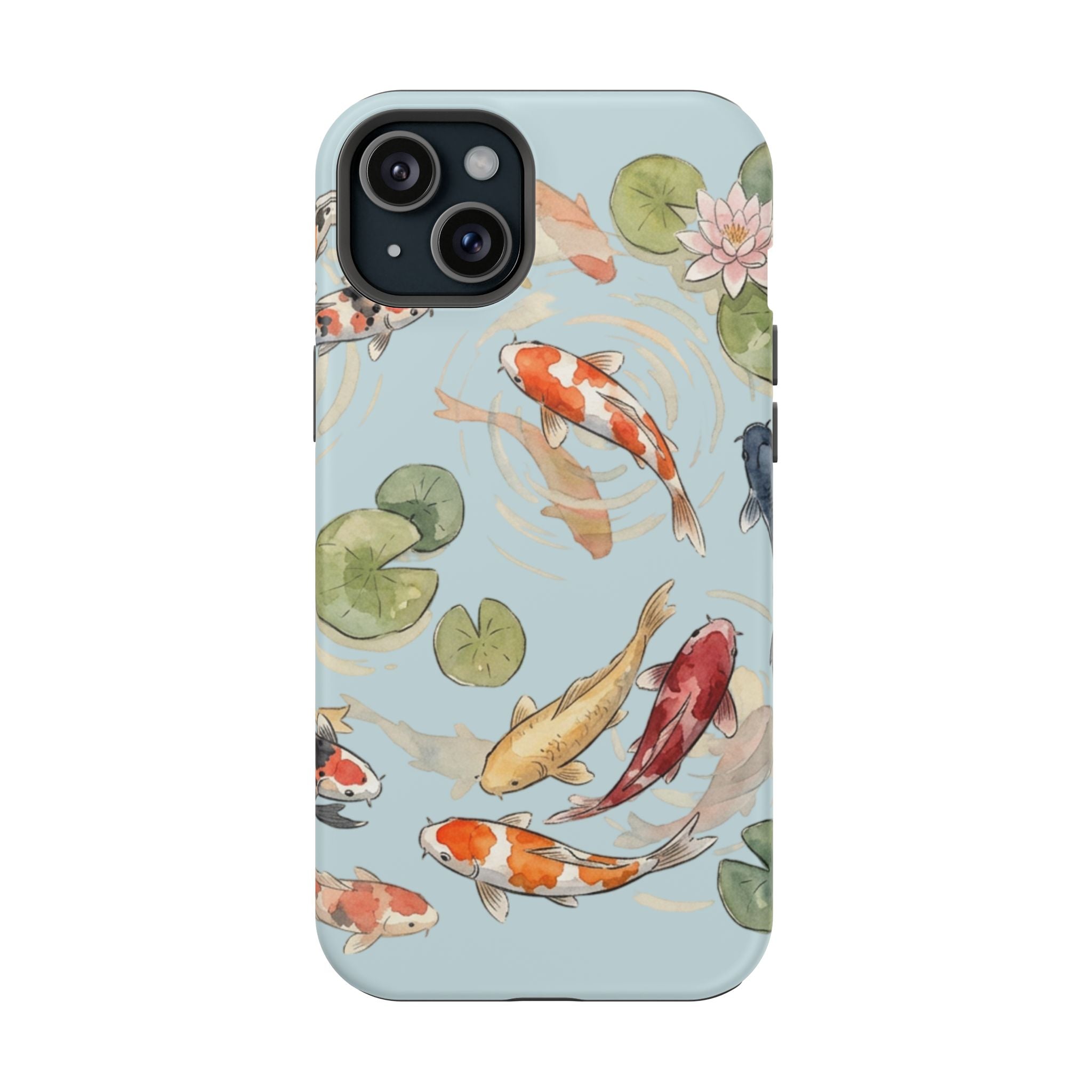 Phone Case | Koi Pond Magnetic Impact-Resistant Phone Cover