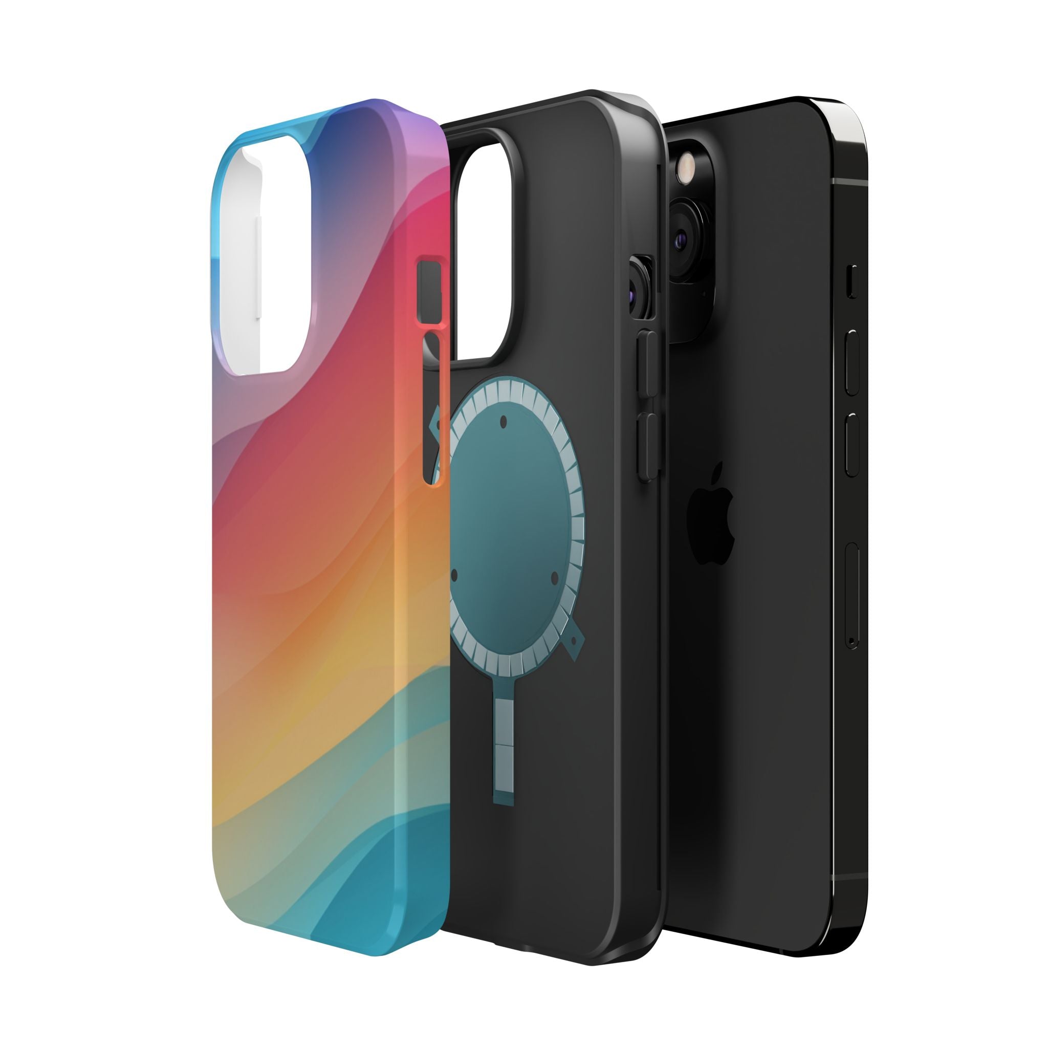 Phone Case | Gradient Sunset Magnetic Impact-Resistant Phone Shield