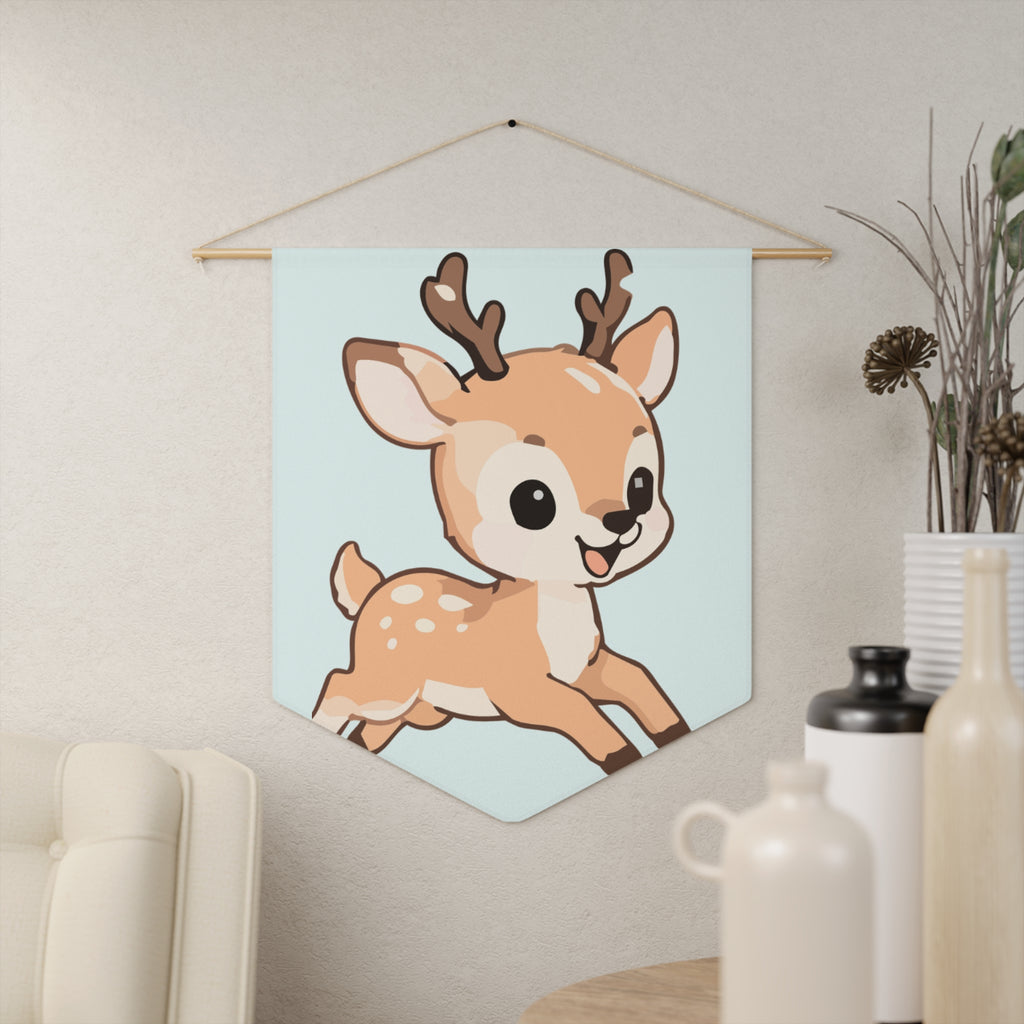 Pennant Banner | Nursery Wall Flag, Child's Room, & Woodland Baby Shower Decor